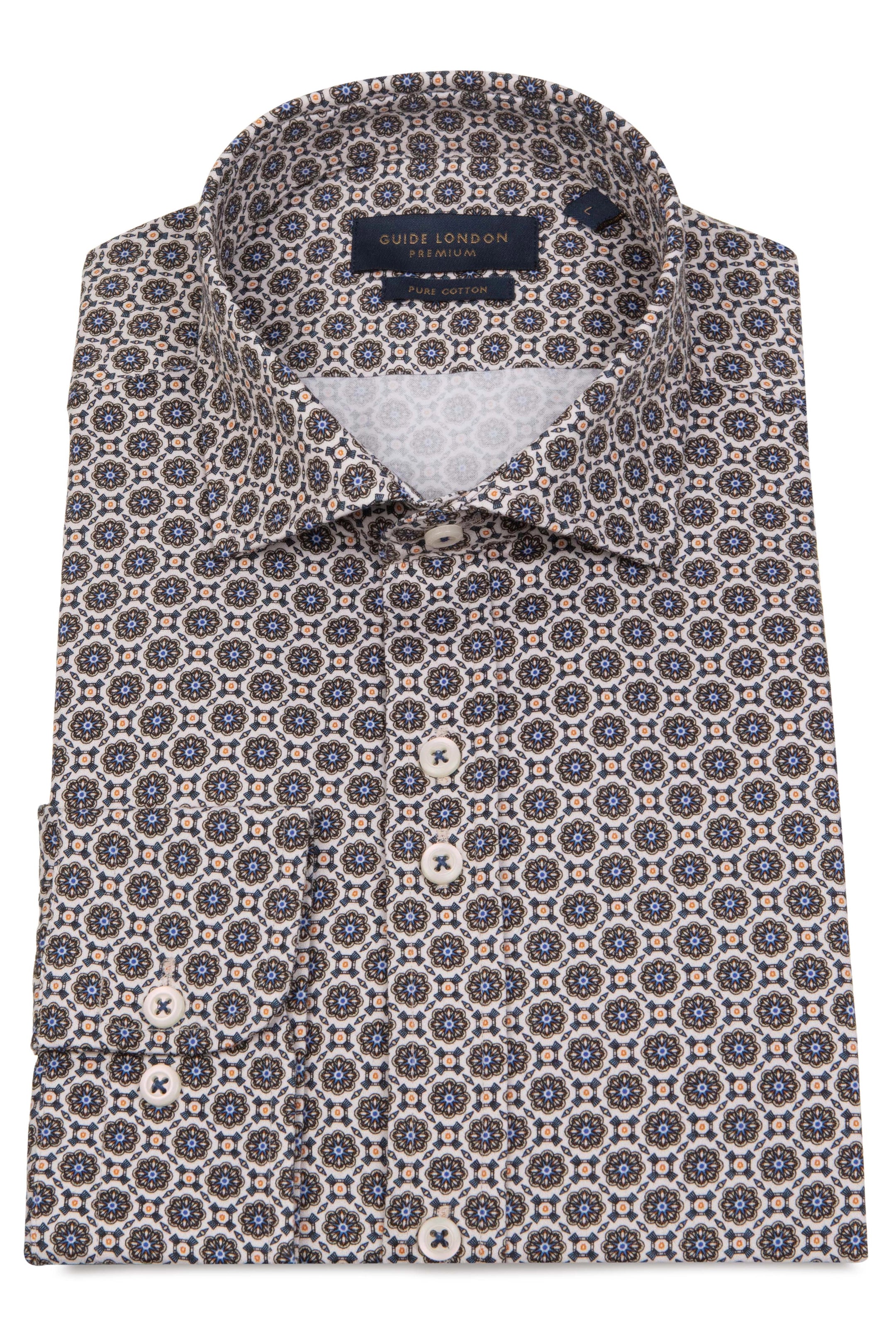 Guide London Geometric Pattern Shirt