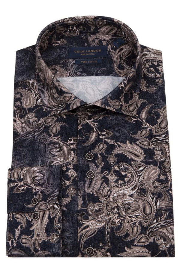 Guide London Navy/Tan Shirt