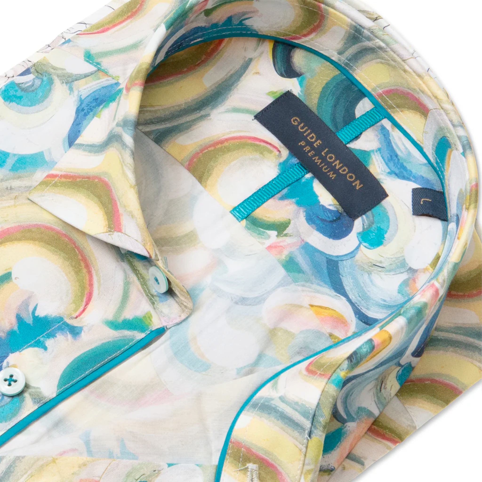 Guide London Swirl Print Long Sleeve Shirt