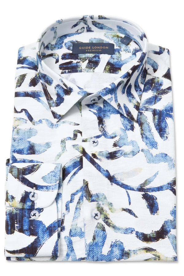 Guide London Distorted Print Shirt