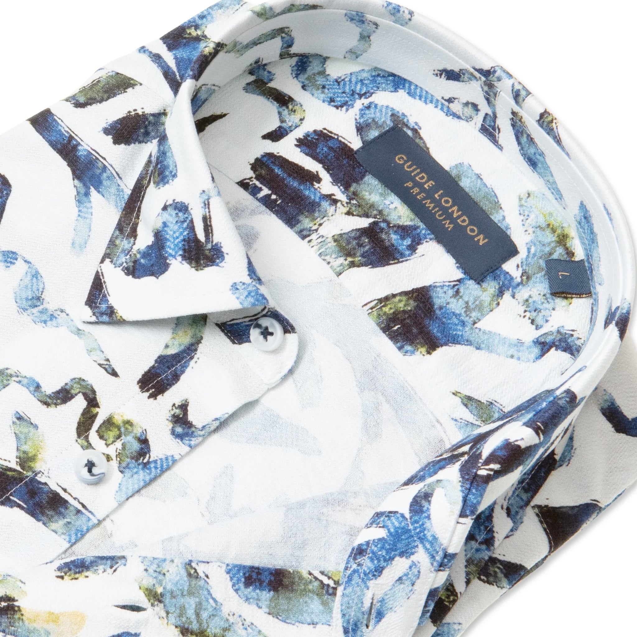 Guide London Distorted Print Shirt