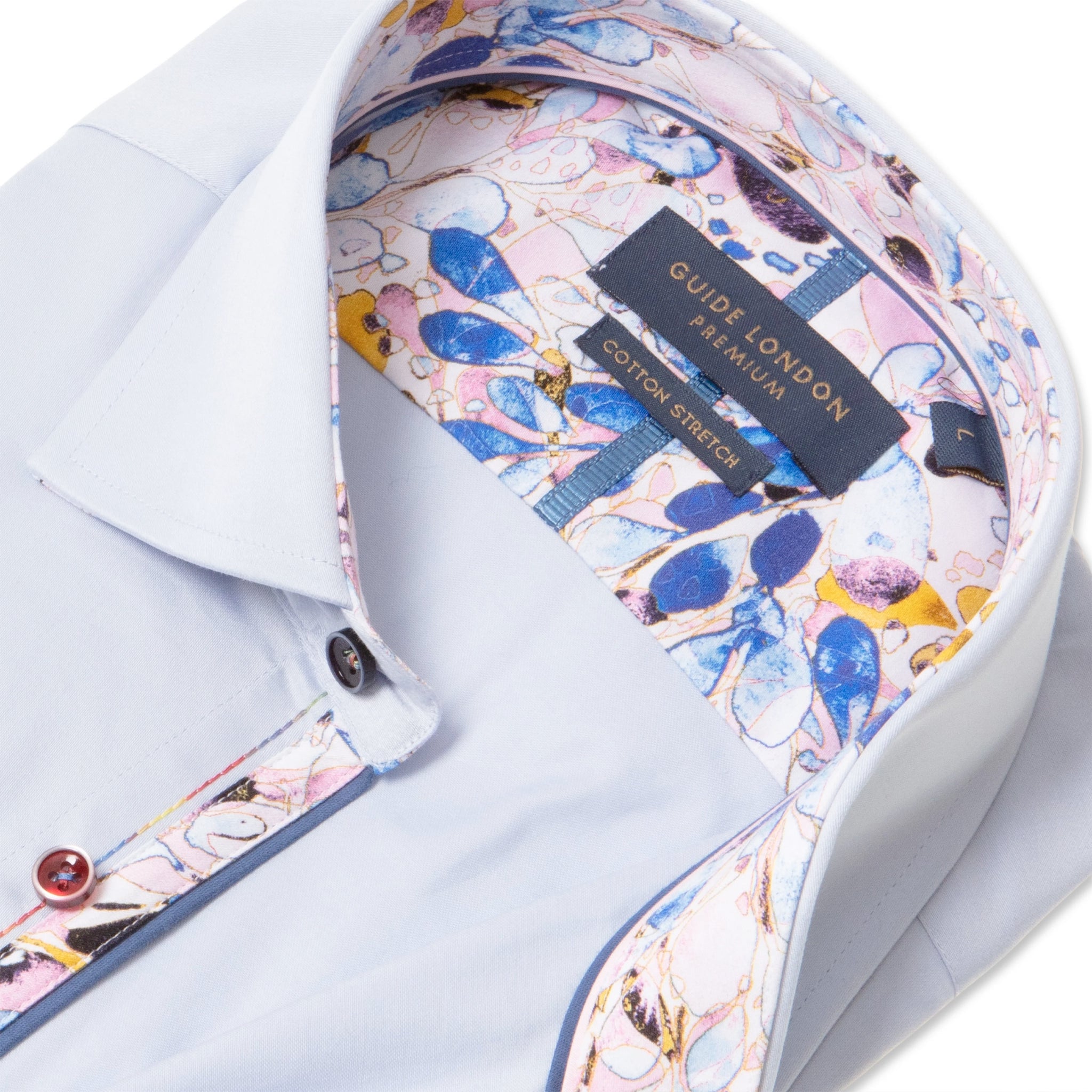 Guide London Plain But NOT Plain Sky Shirt