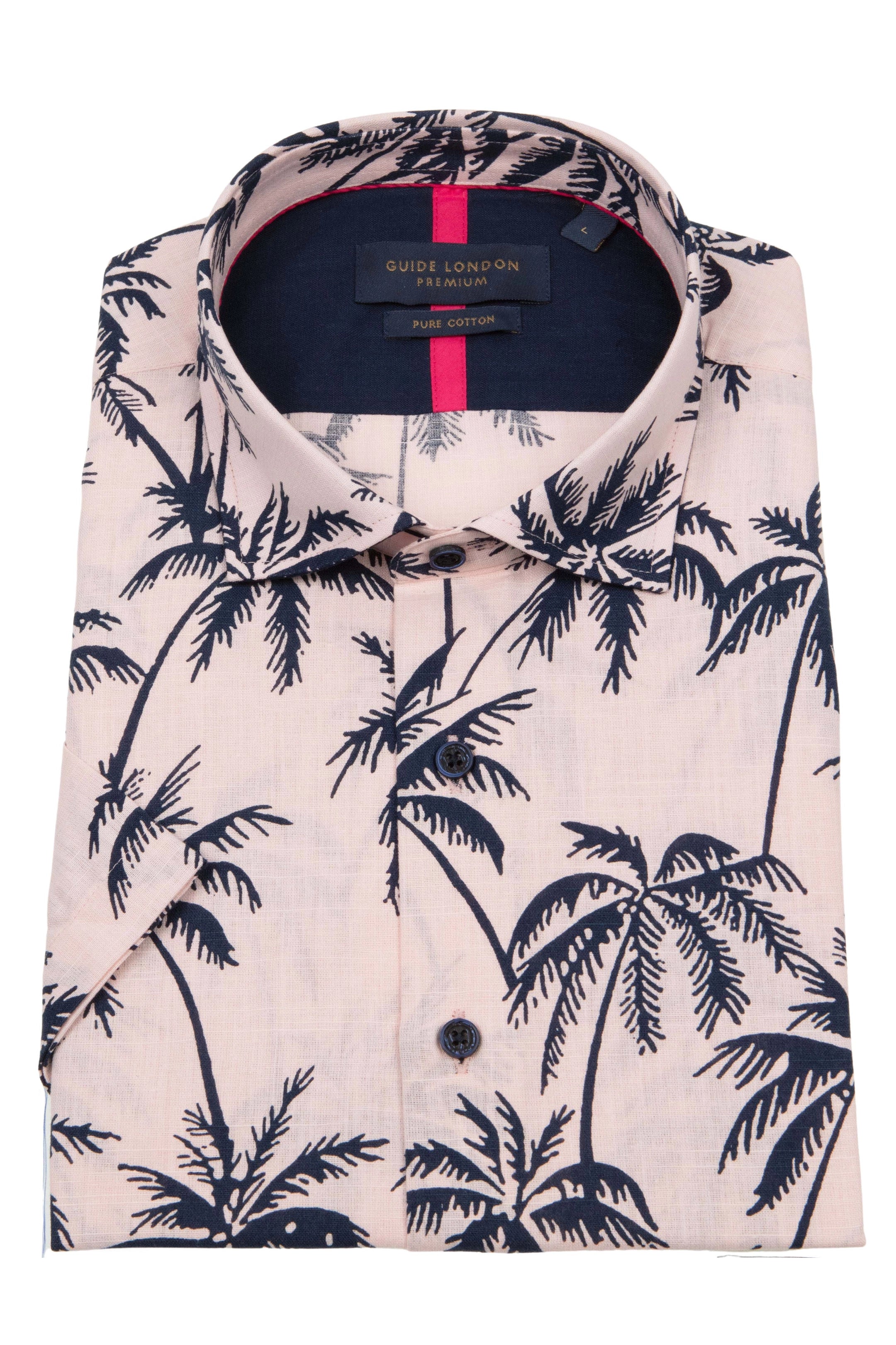 Guide London Tropical Palms Short Sleeve Shirt