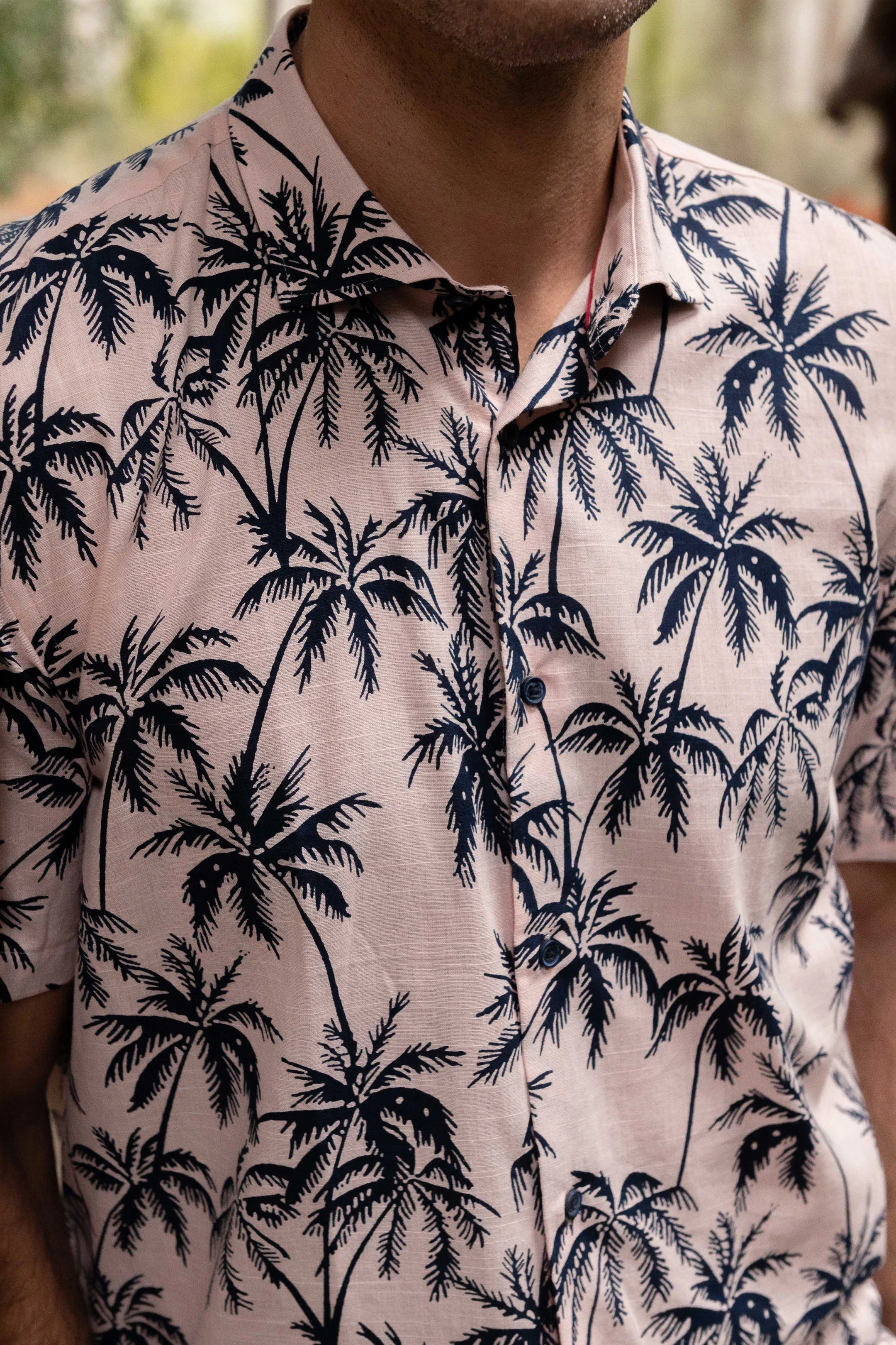 Guide London Tropical Palms Short Sleeve Shirt