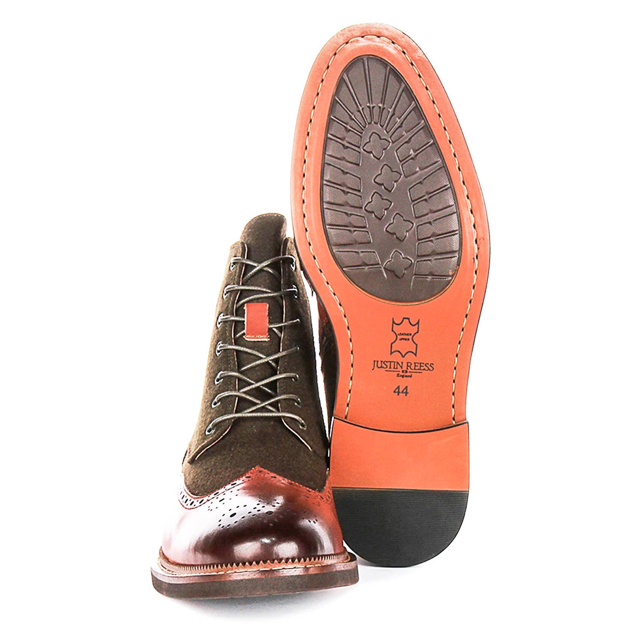 Clfford Brown Khaki Ankle Boots