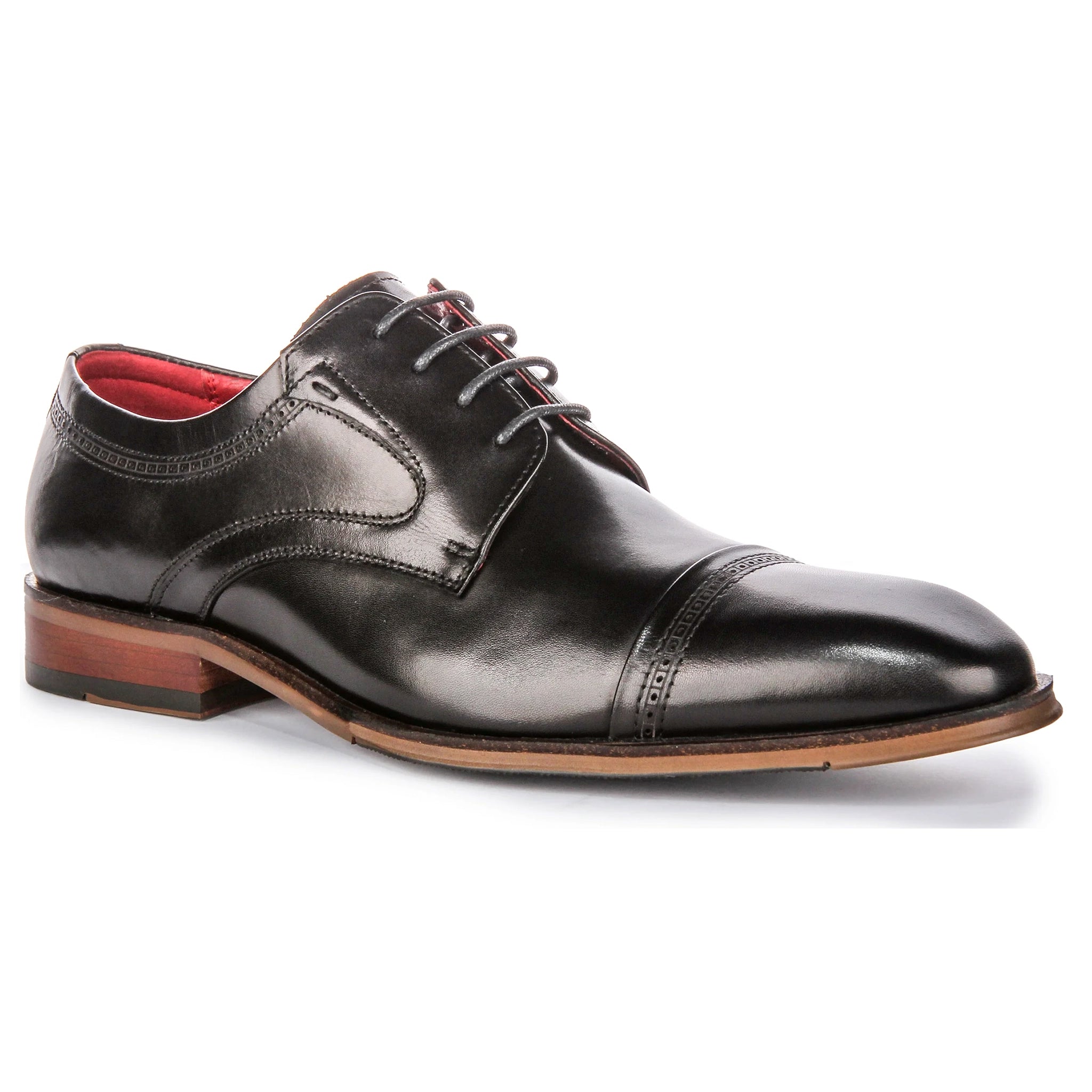 Everett Lace Up Black Derby