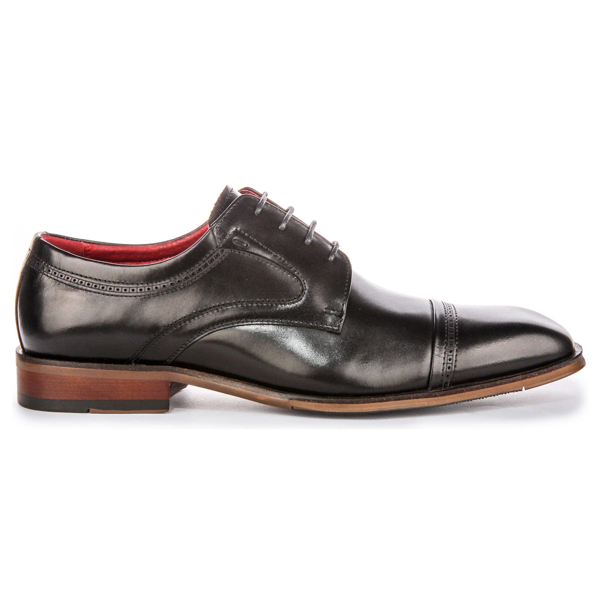 Everett Lace Up Black Derby
