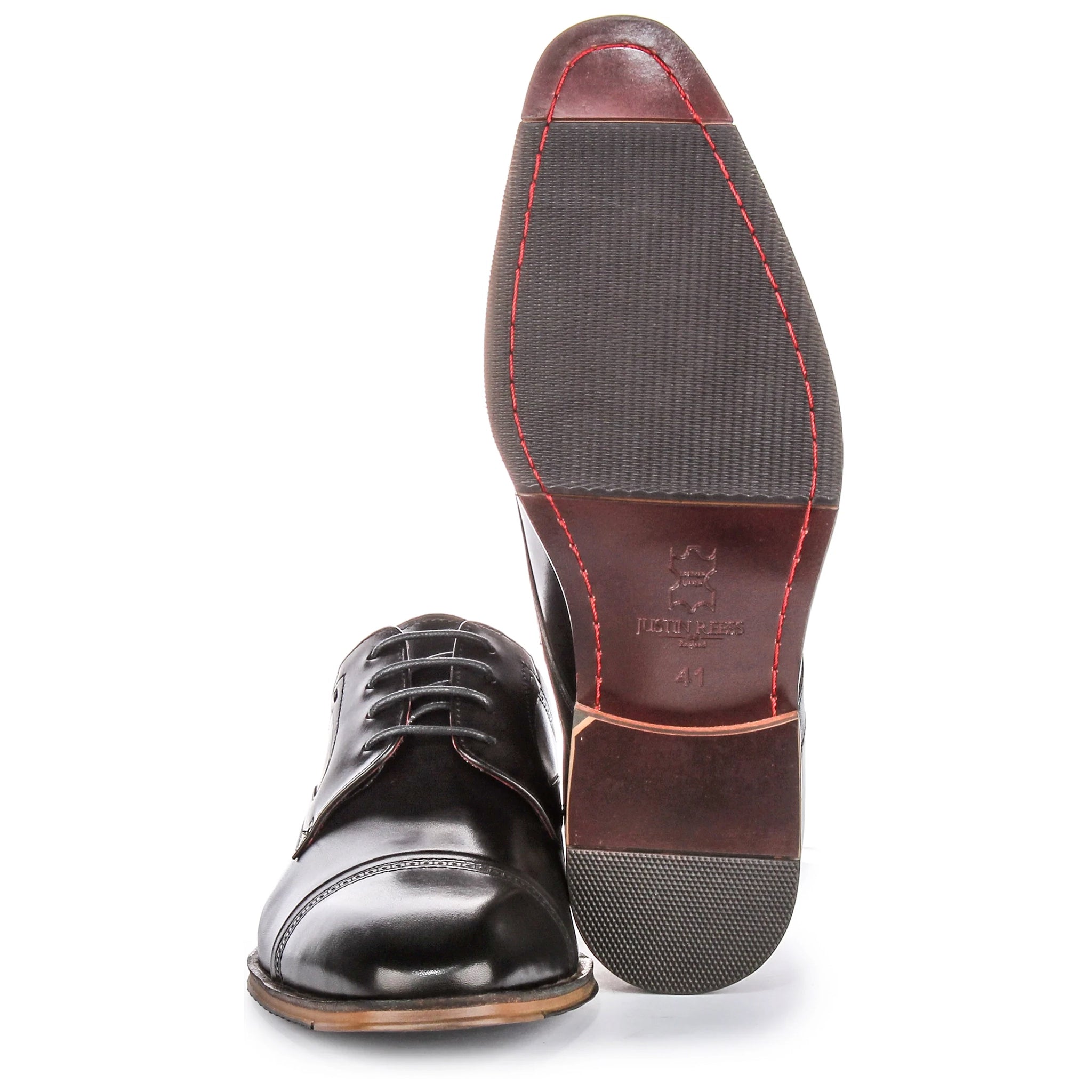 Everett Lace Up Black Derby