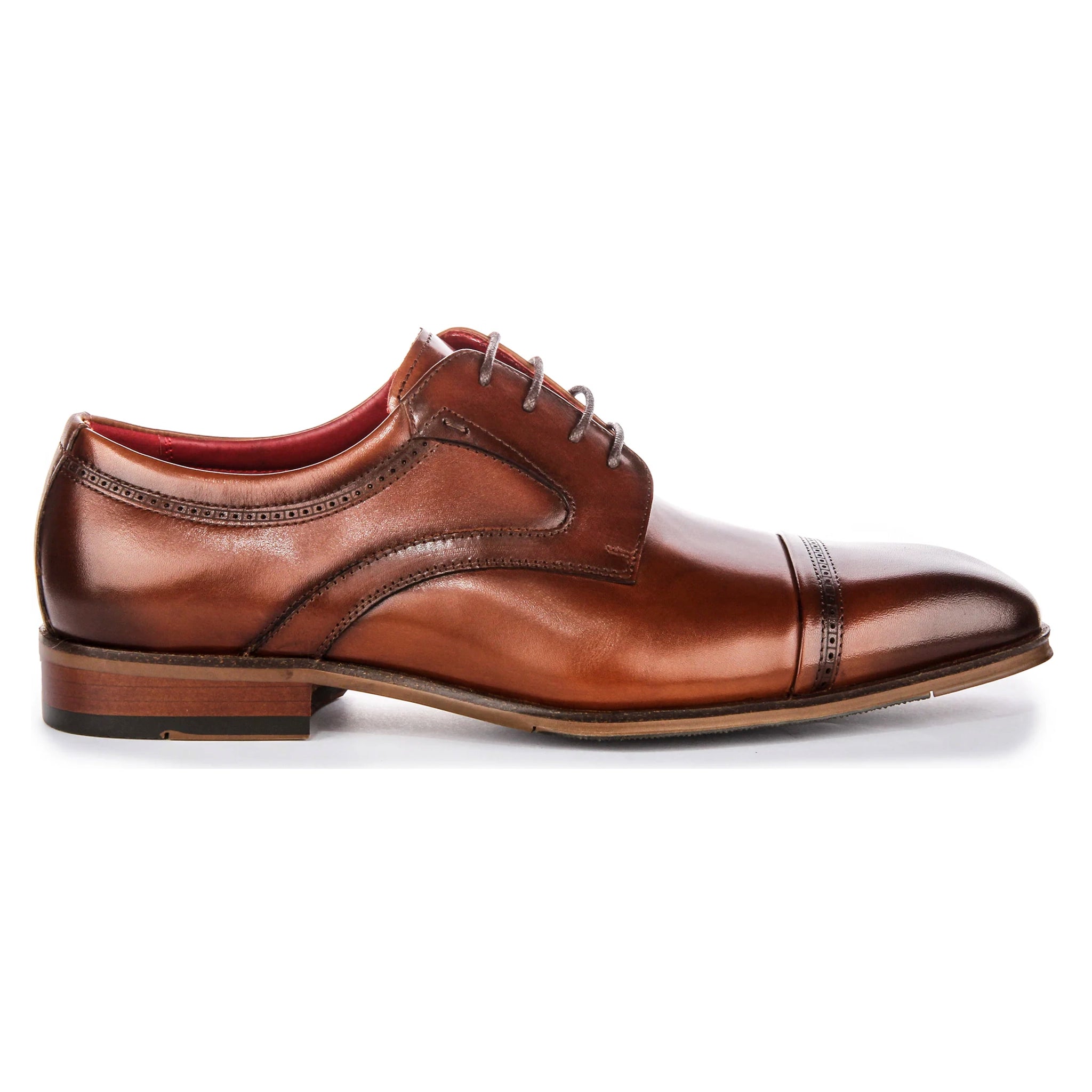 Everett Lace Up Tan Derby