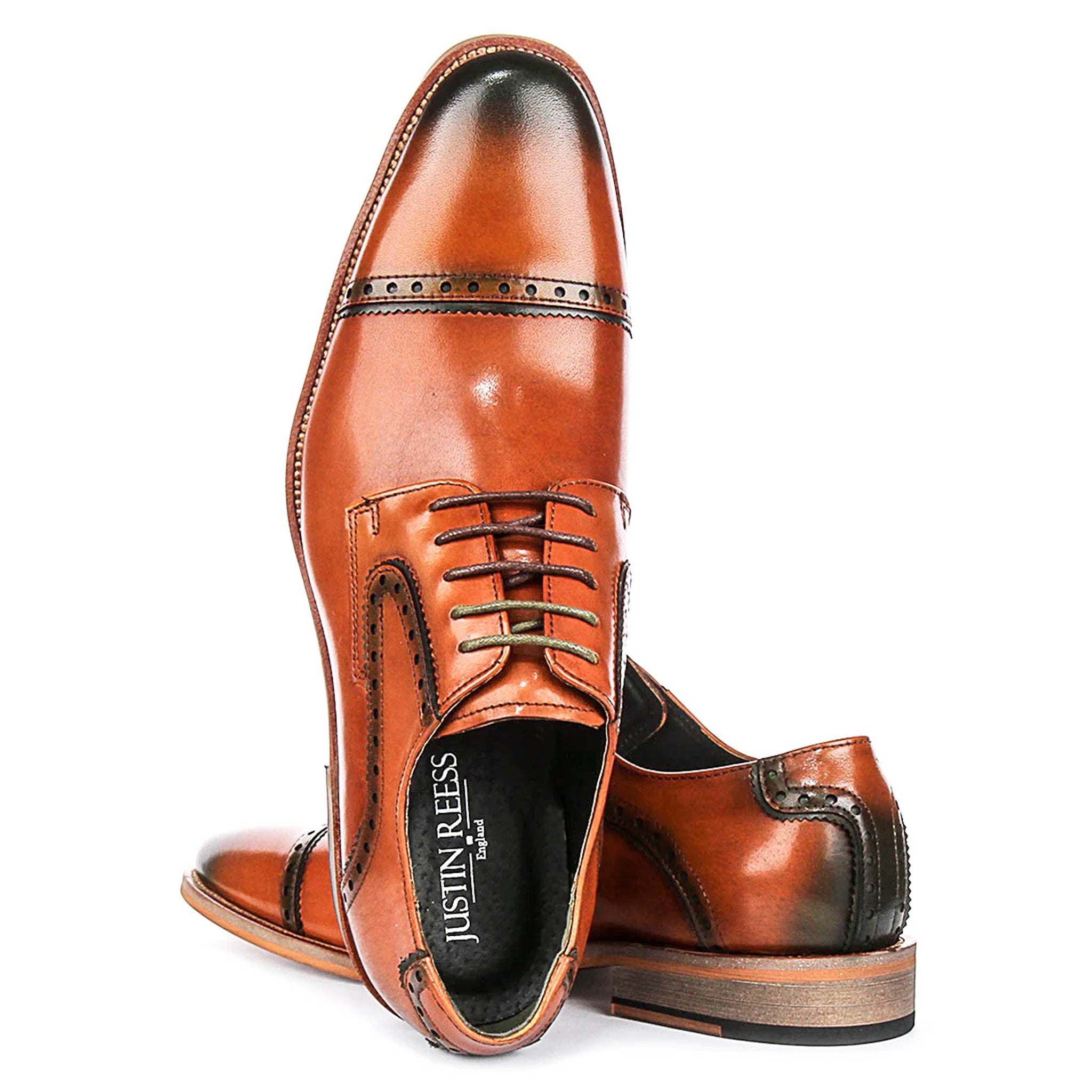 Jenson Brown and Green Shoes