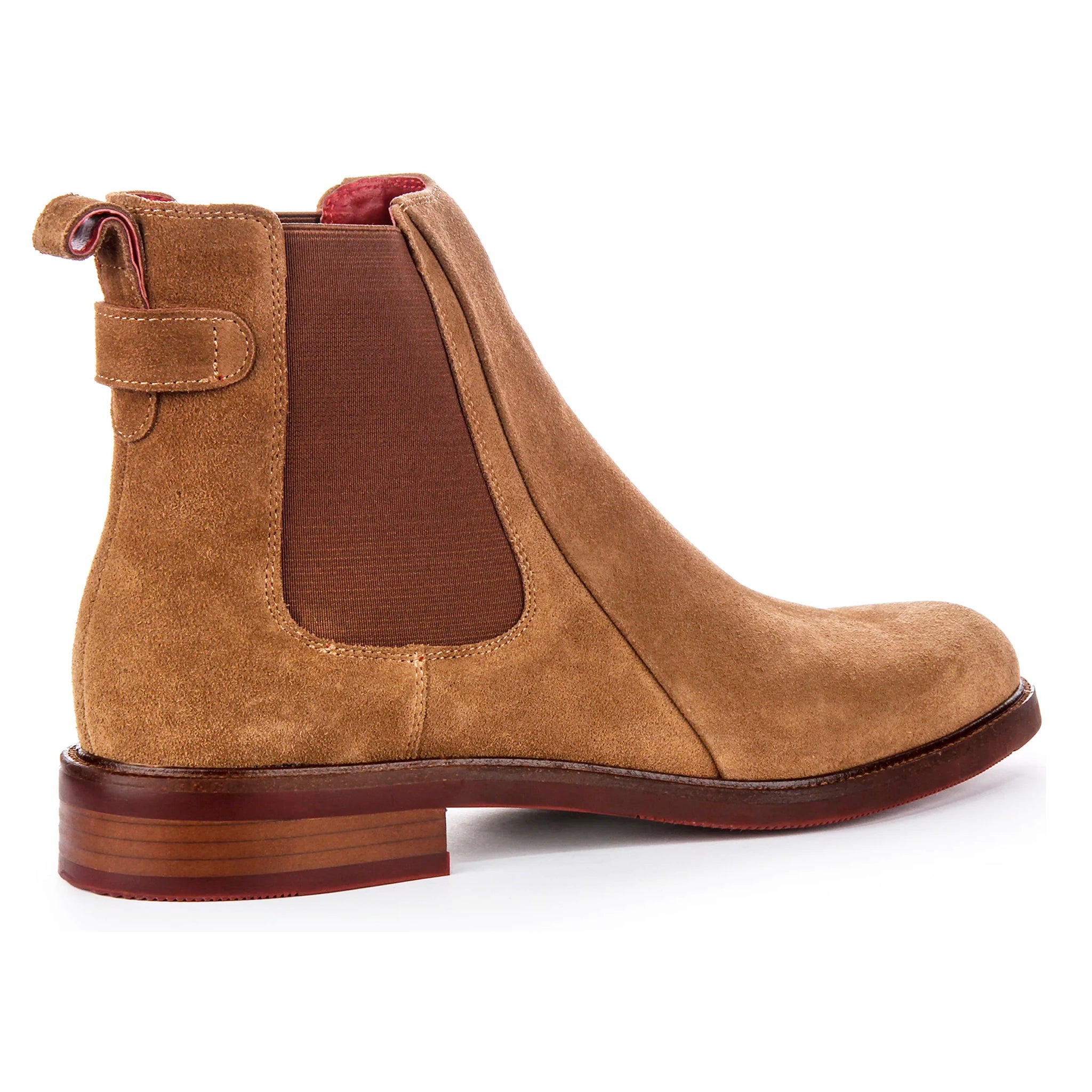 Luiz Suede Chelsea Boots In Camel