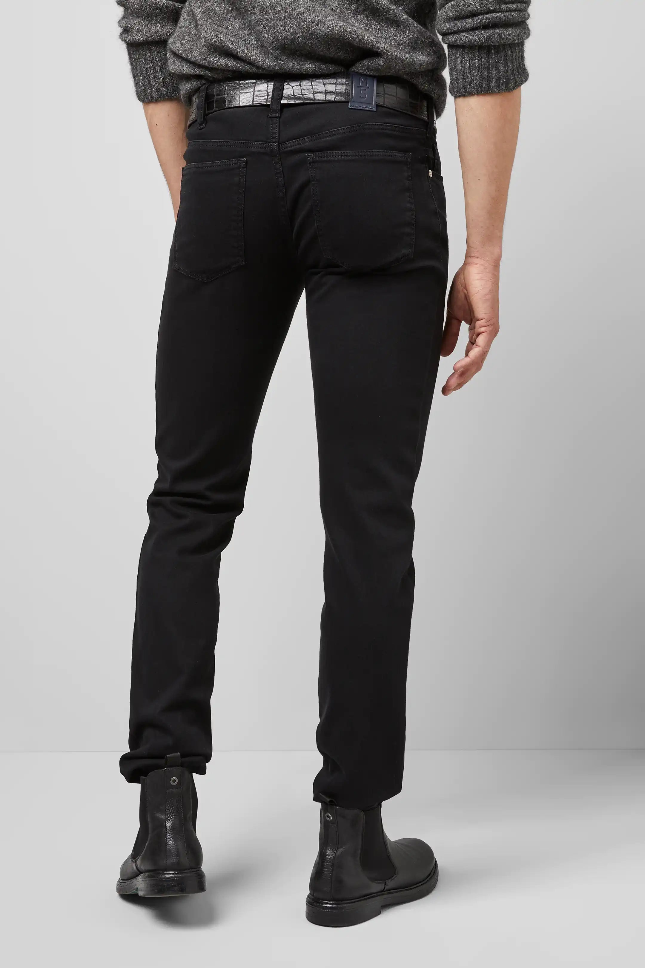 Meyer Dark & Clean Denim M5 Slim Modern Fit BLACK Jeans