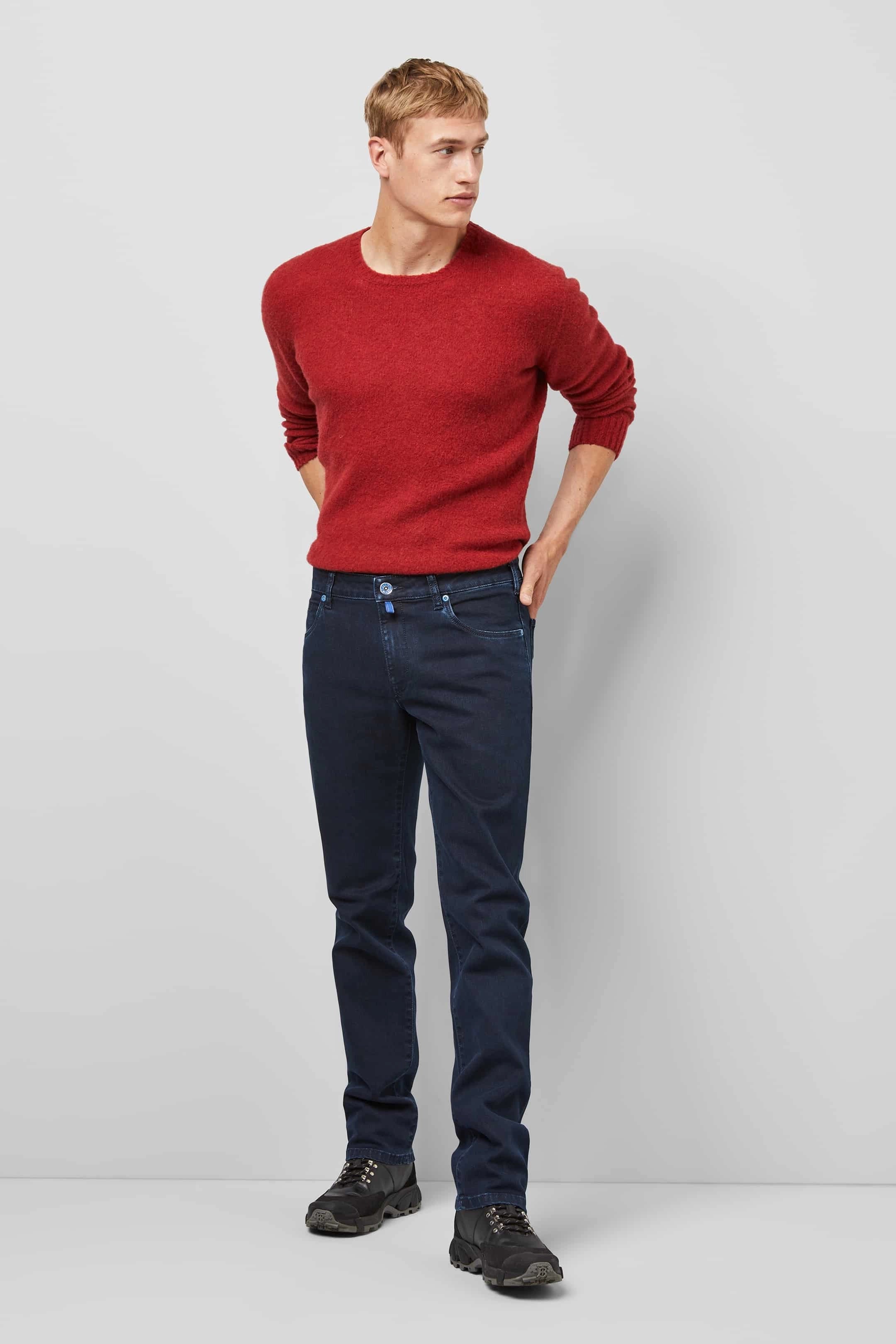 Meyer  Dark Blue Stone M5 Regular Comfort Fit Jeans