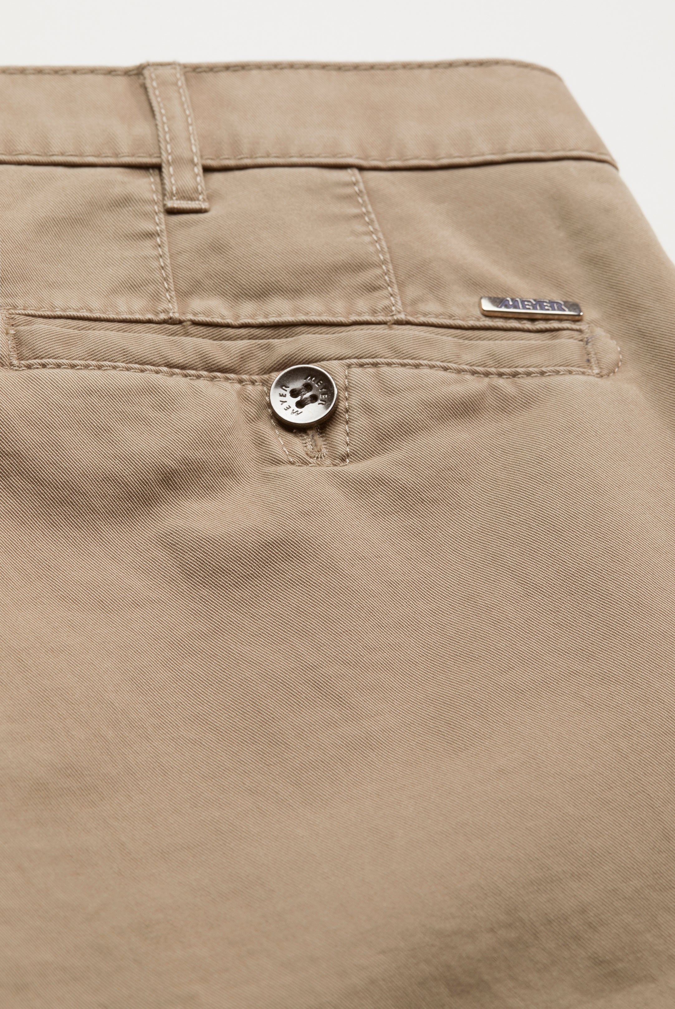Meyer Beige Roma Cotton Chinos