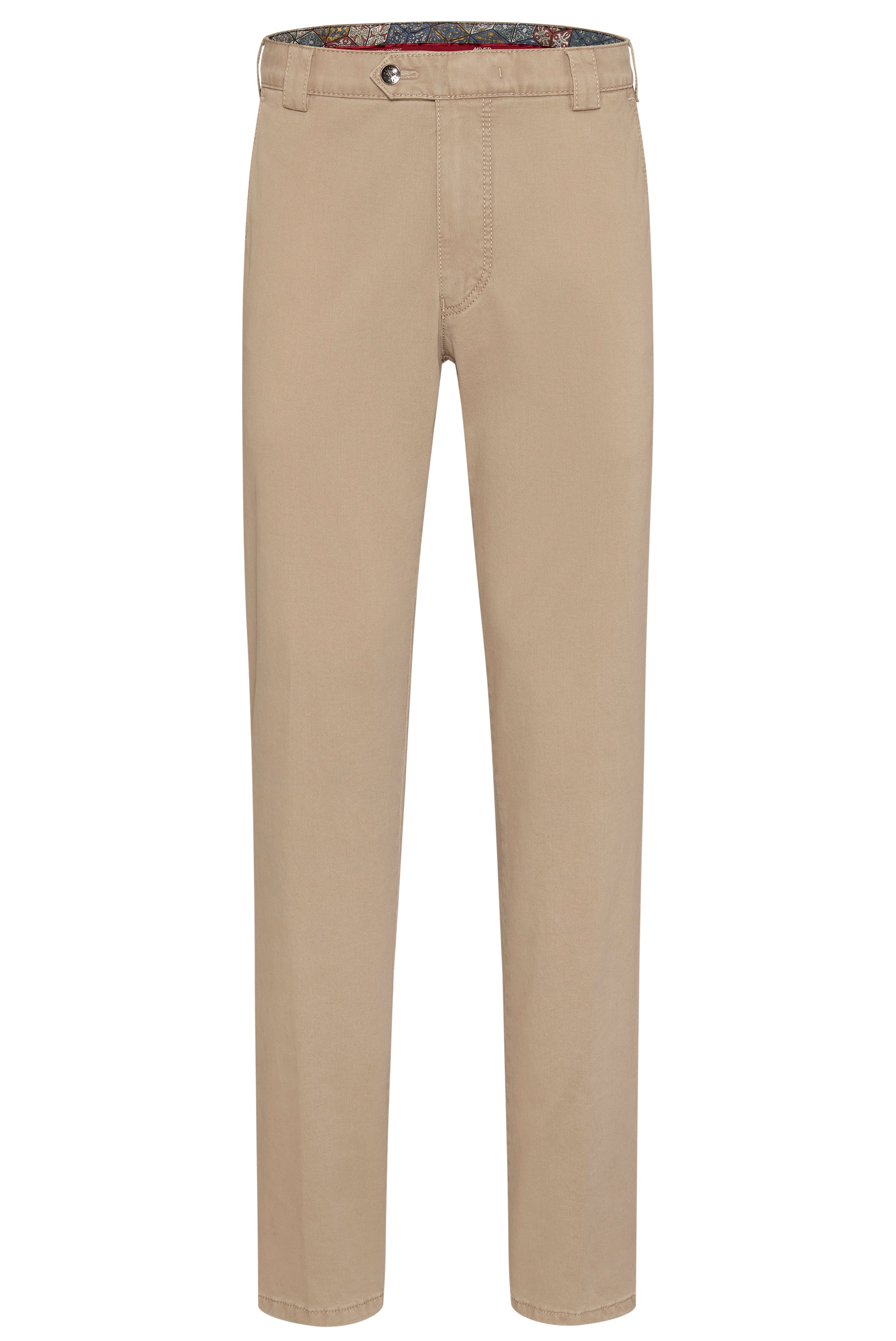 Meyer Beige Roma Cotton Chinos