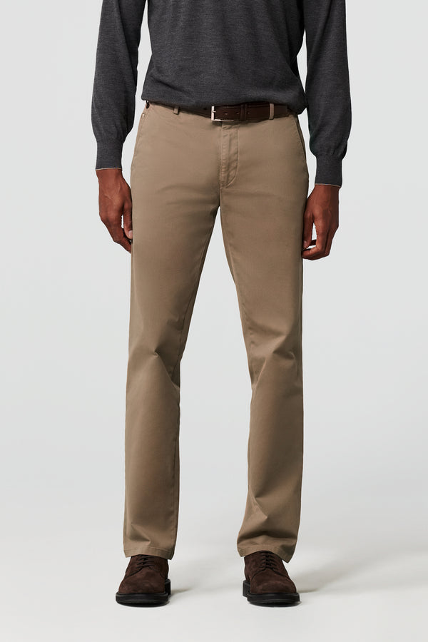 Meyer Beige Roma Cotton Chinos