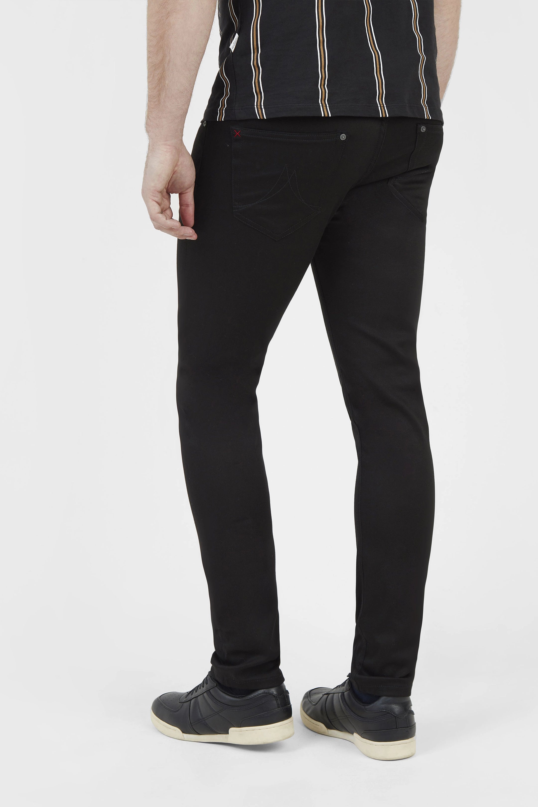 Mish Mash Skinny Fit Hyper FLEX Stay Black Jeans