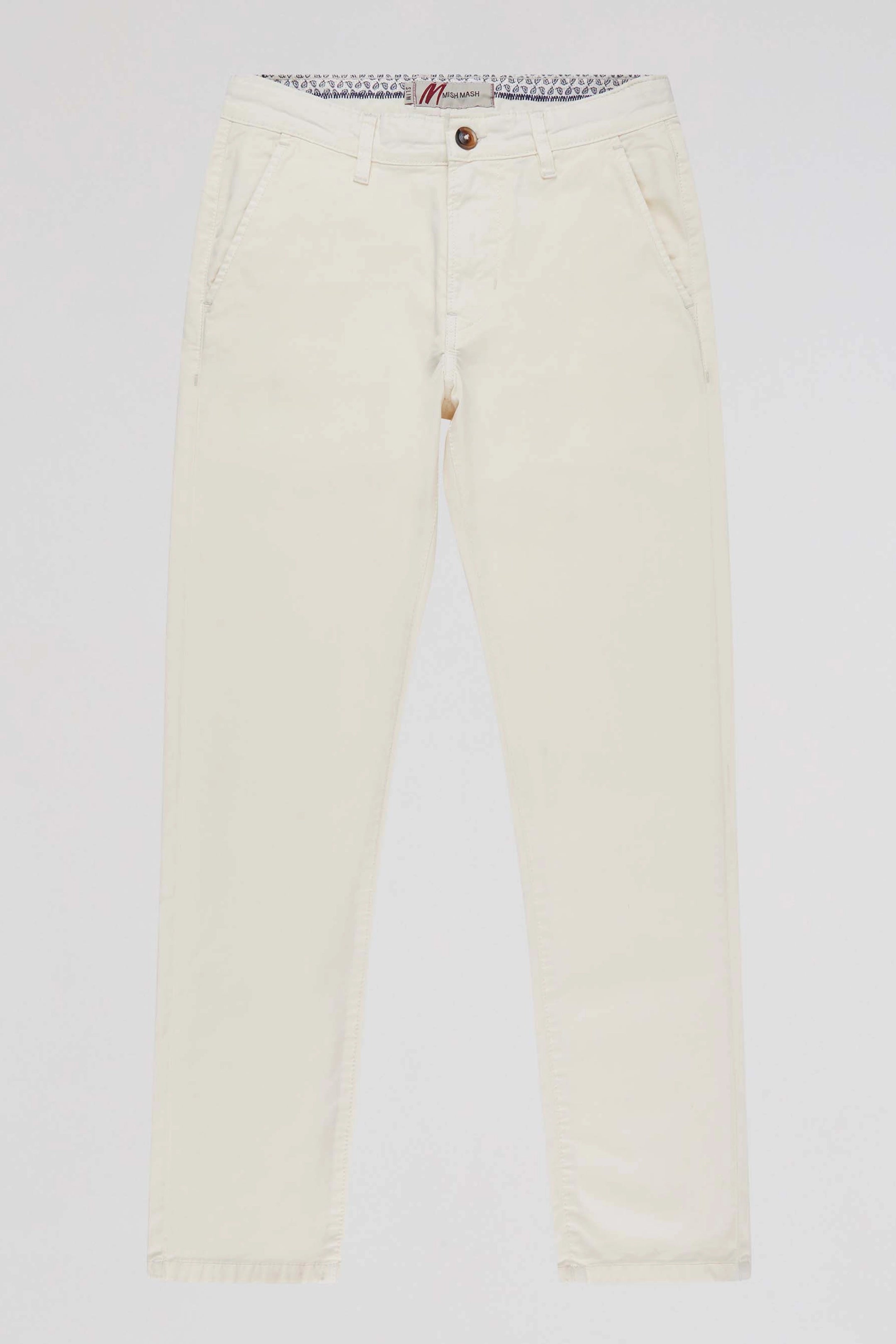 Mish Mash Slim Fit Bromley Gardenia Chino