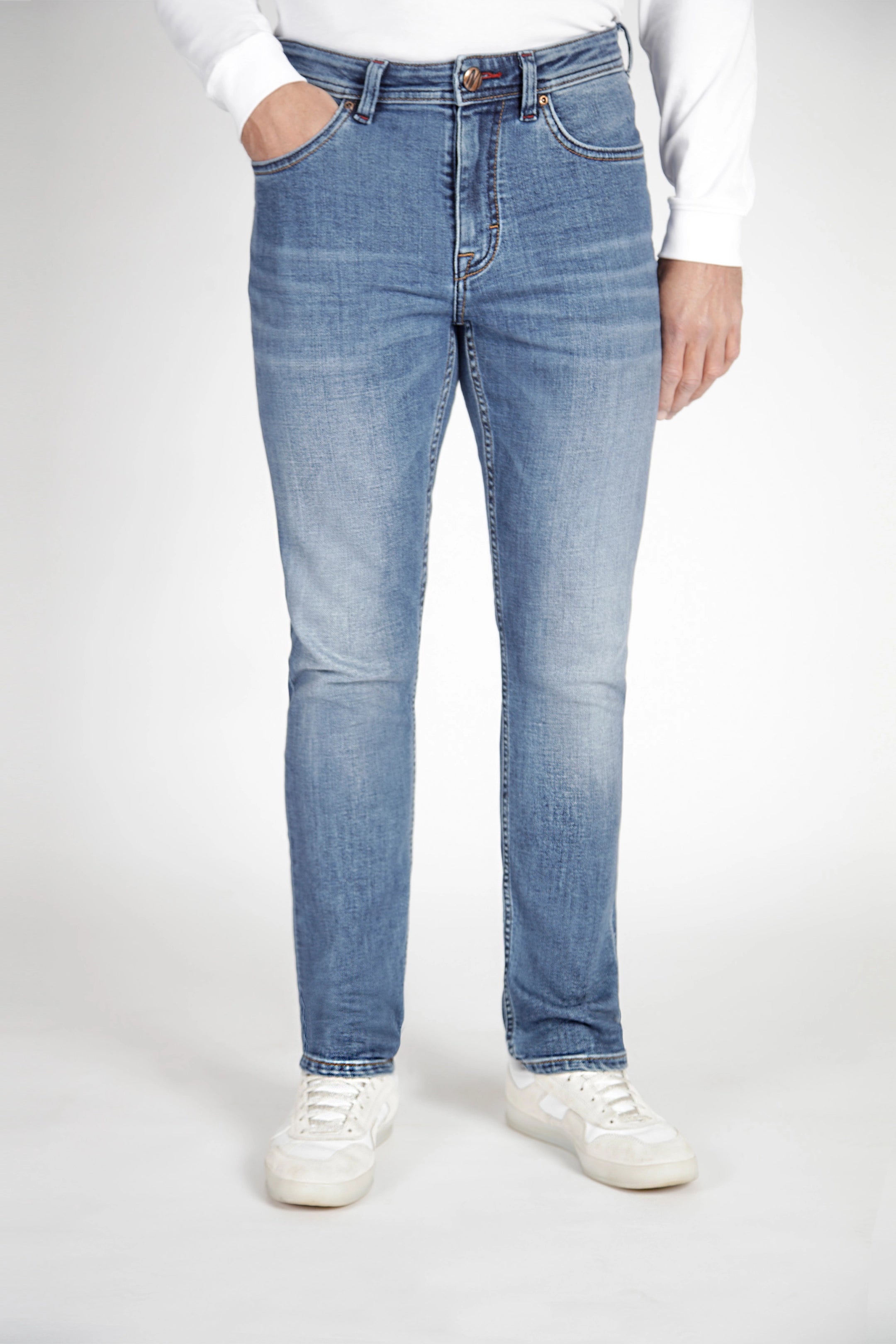 Mish Mash Tapered Fit Lazio Marine Light Denim Jeans