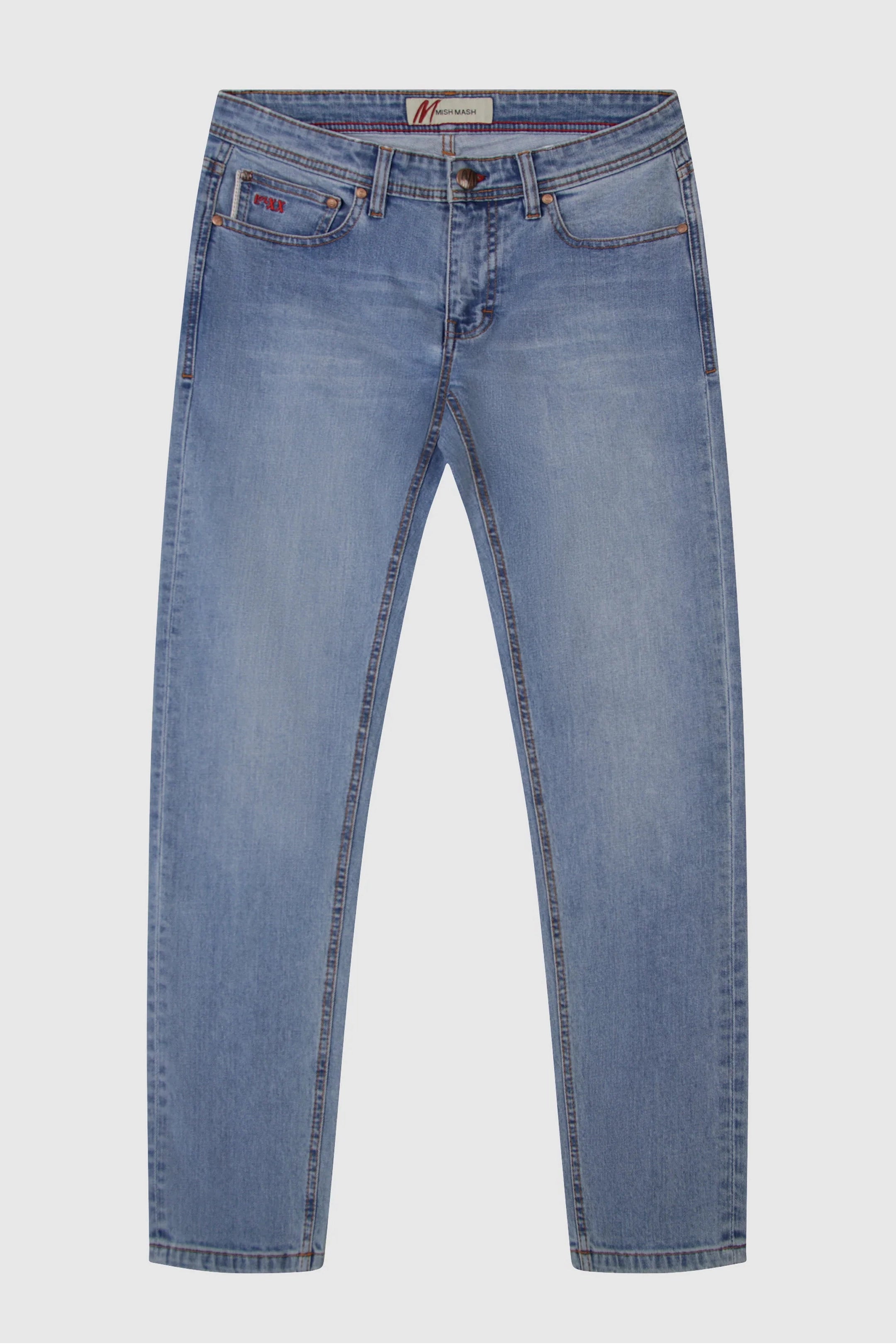 Mish Mash Tapered Fit Lot XX Light Denim Jeans