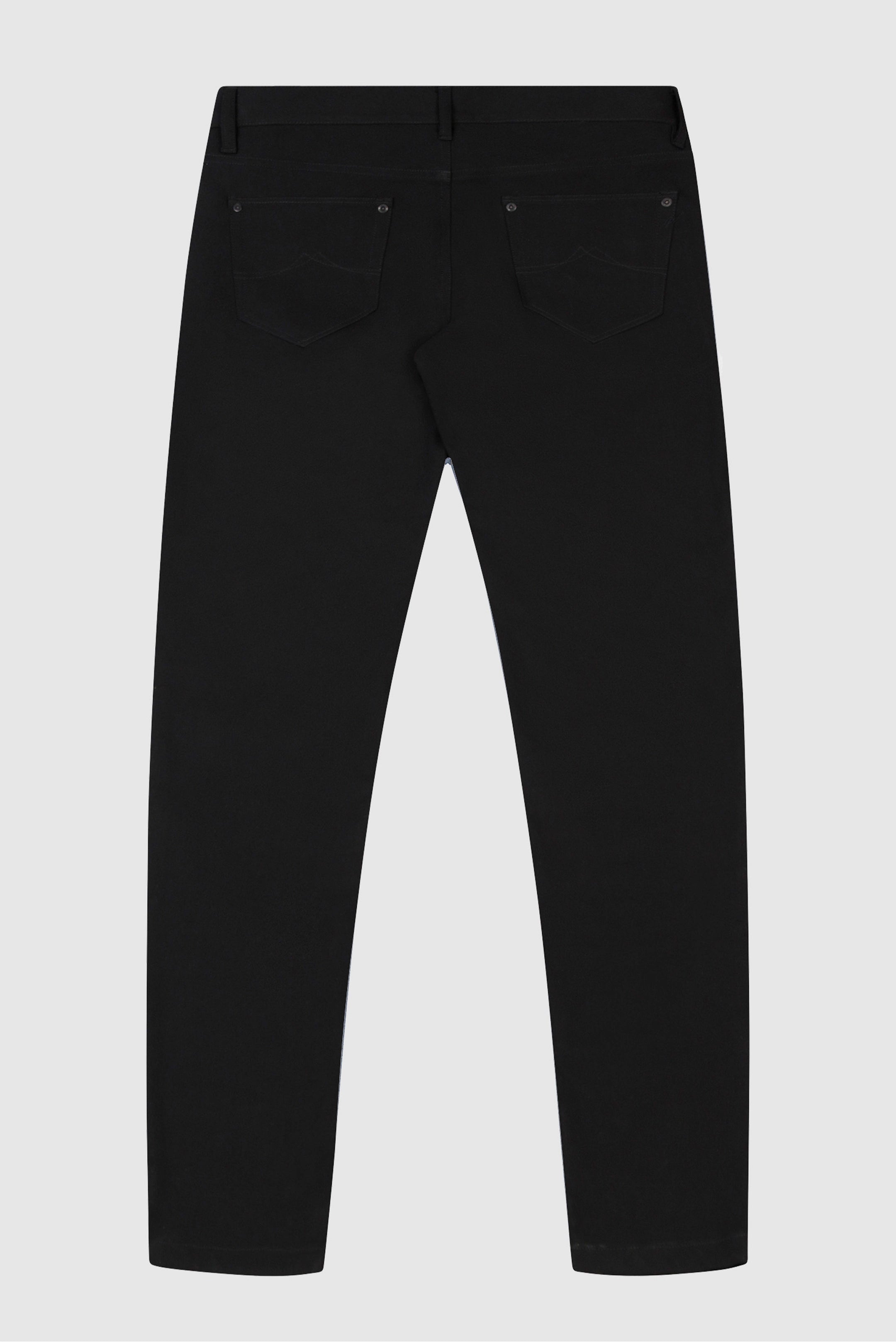 Mish Mash Tapered Fit Turin Black Trousers