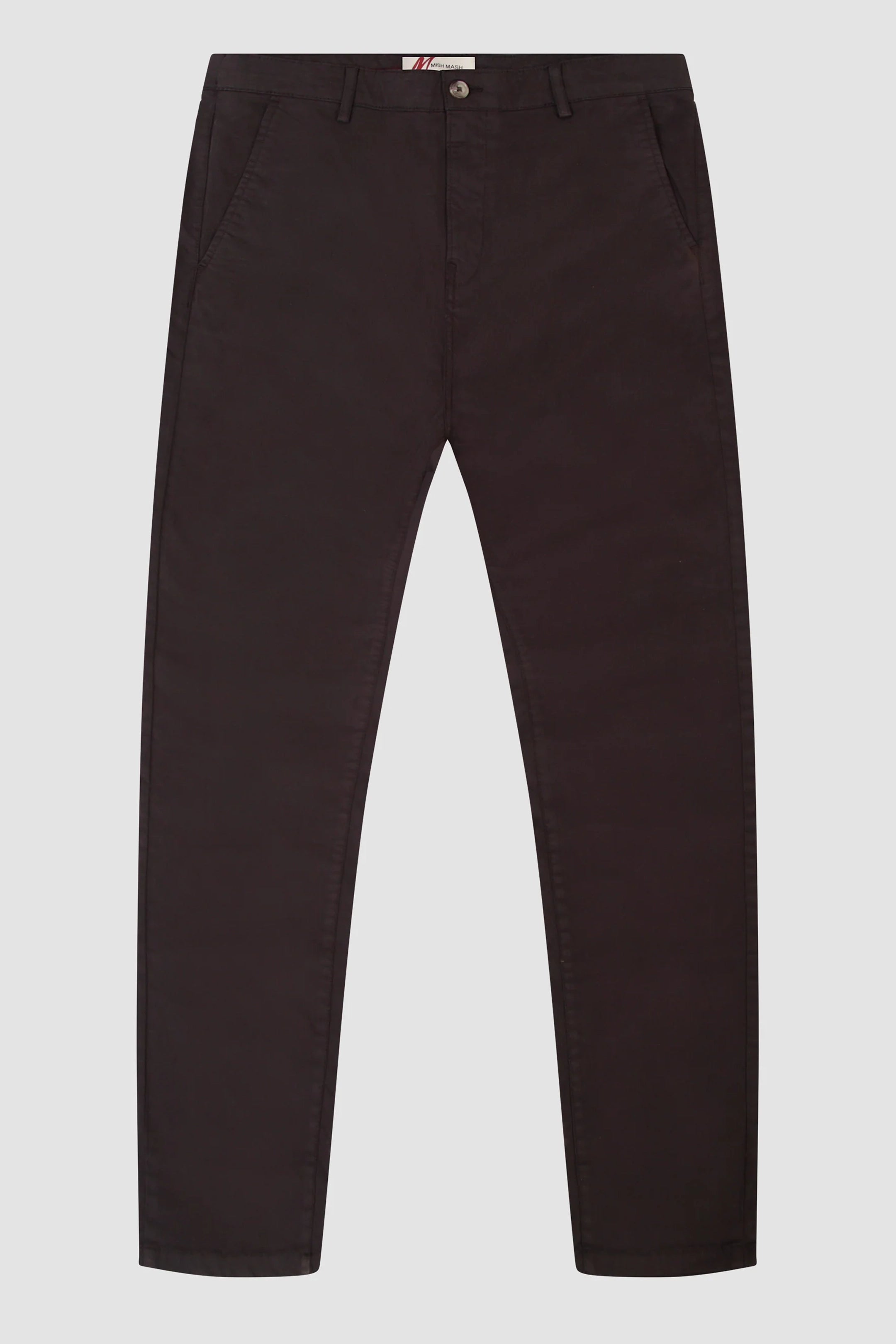 Mish Mash Tapered Fit Bromley Mocha Chinos