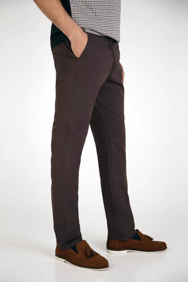 Mish Mash Tapered Fit Bromley Mocha Chinos