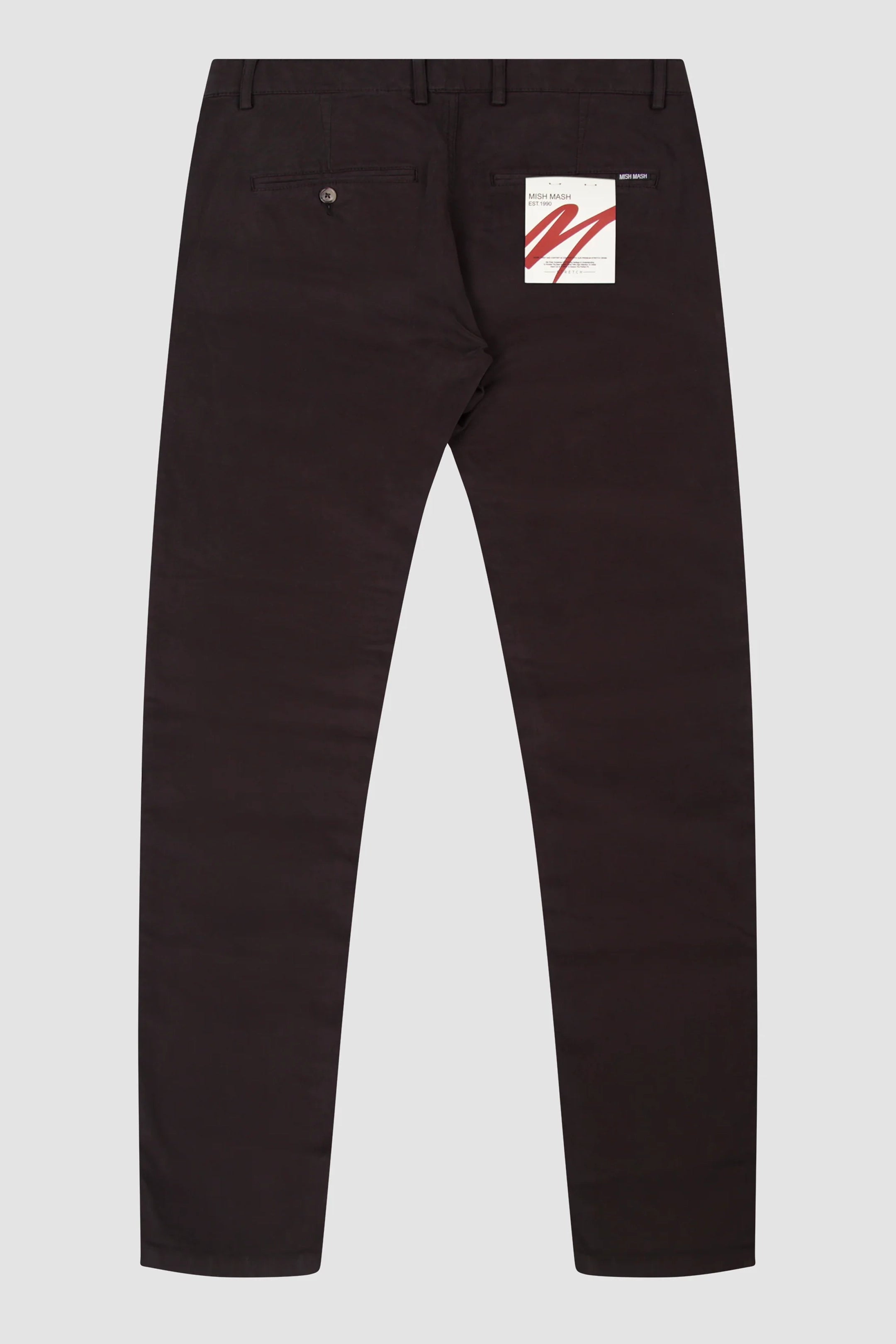 Mish Mash Tapered Fit Bromley Mocha Chinos