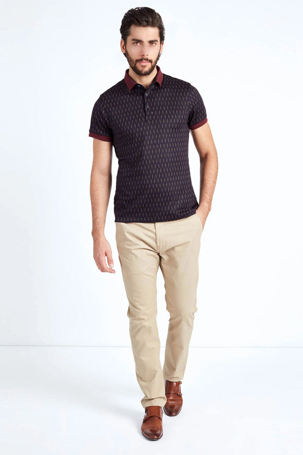 Mish Mash Tapered Fit Bromley Stone Chinos