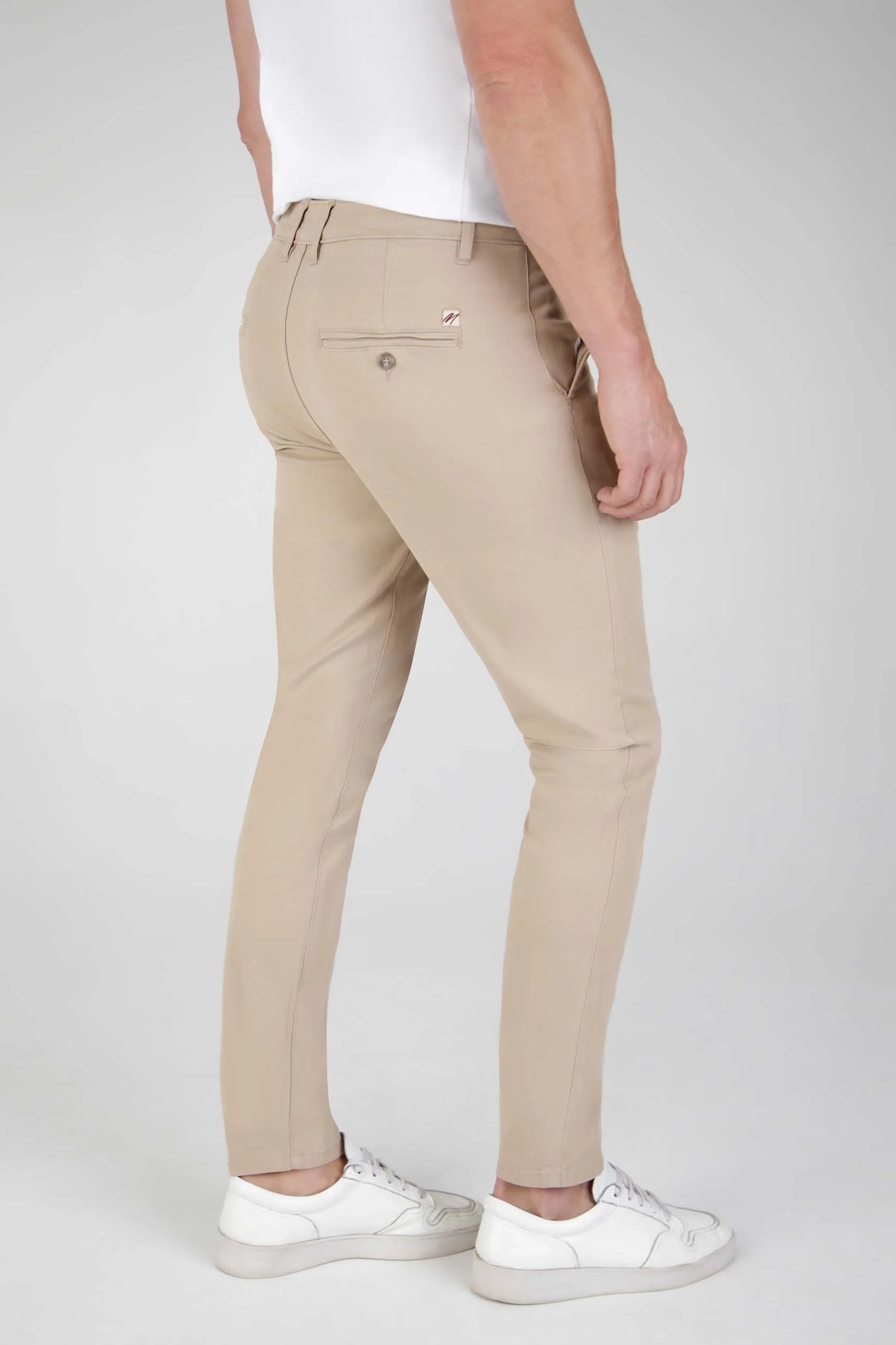 Mish Mash Tapered Fit Bromley Stone Chinos