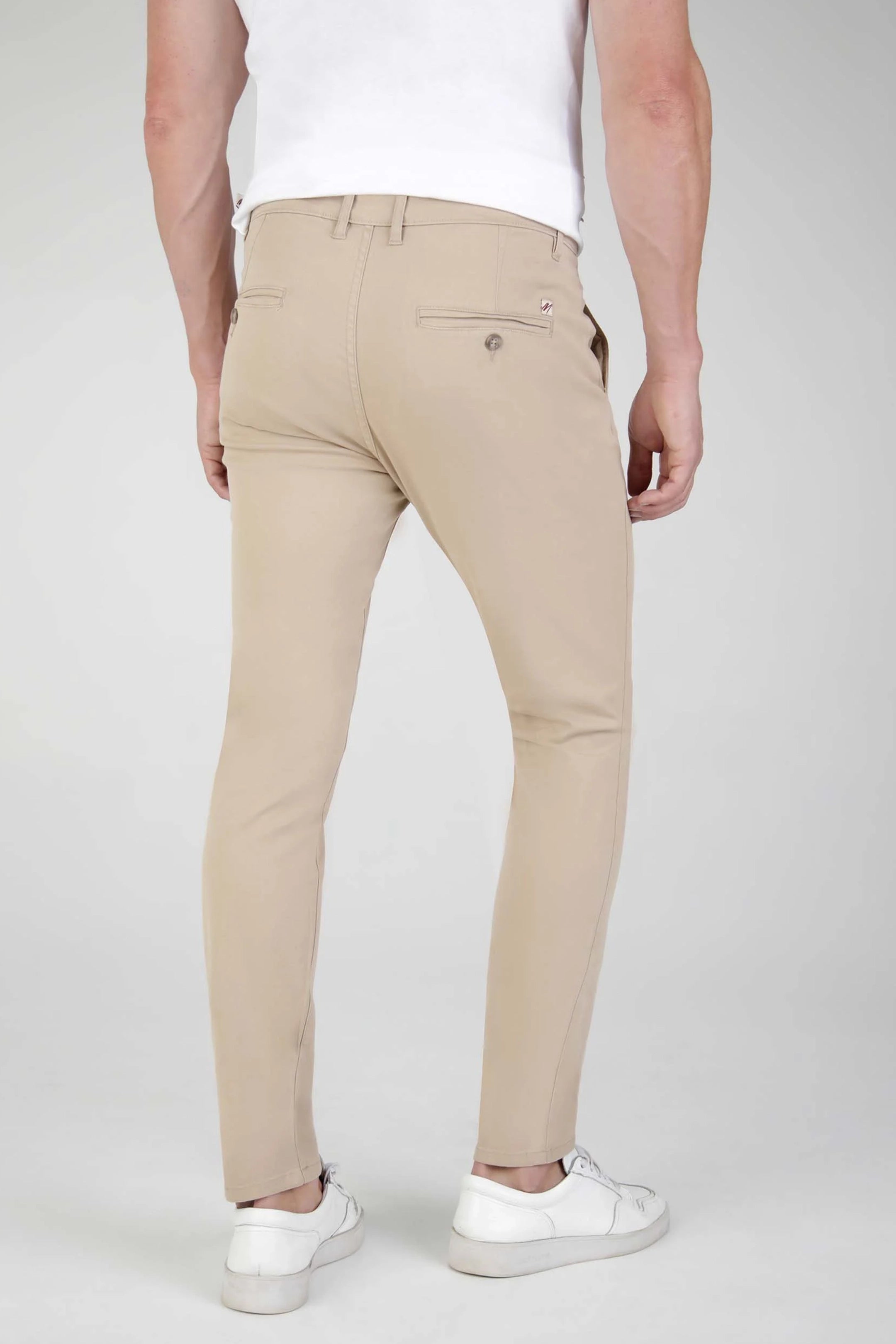 Mish Mash Tapered Fit Bromley Stone Chinos