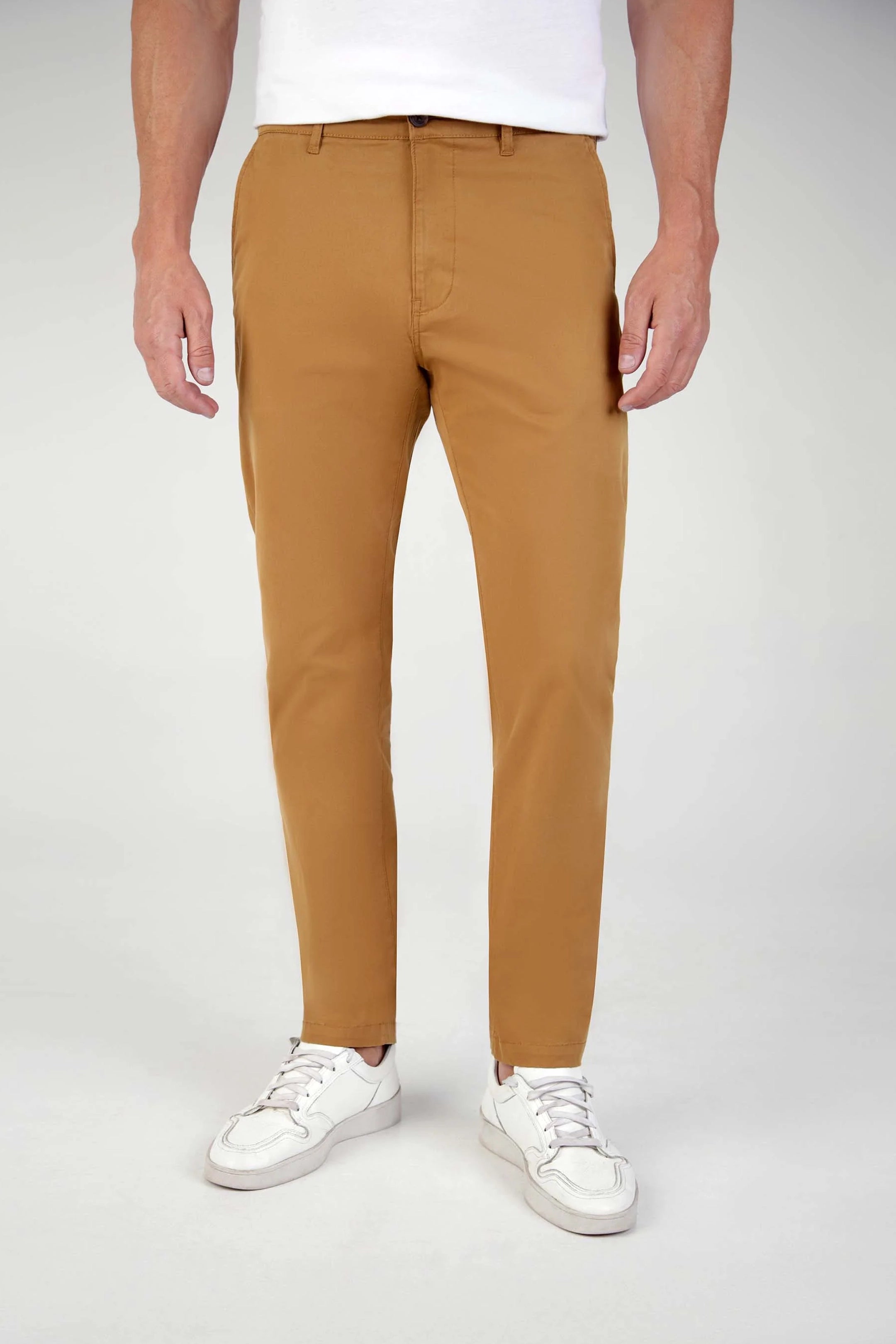 Mish Mash Tapered Fit Bromley Tobacco Chinos