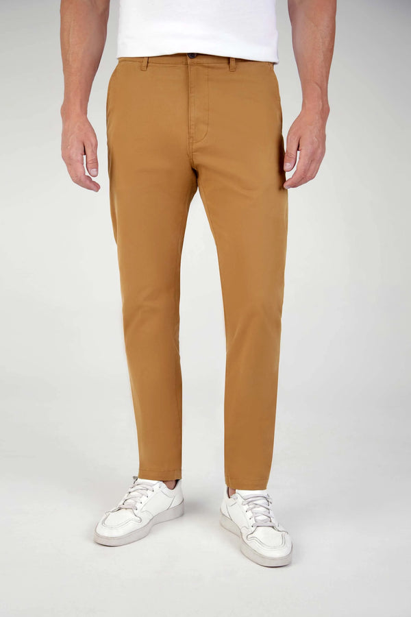 Mish Mash Tapered Fit Bromley Tobacco Chinos