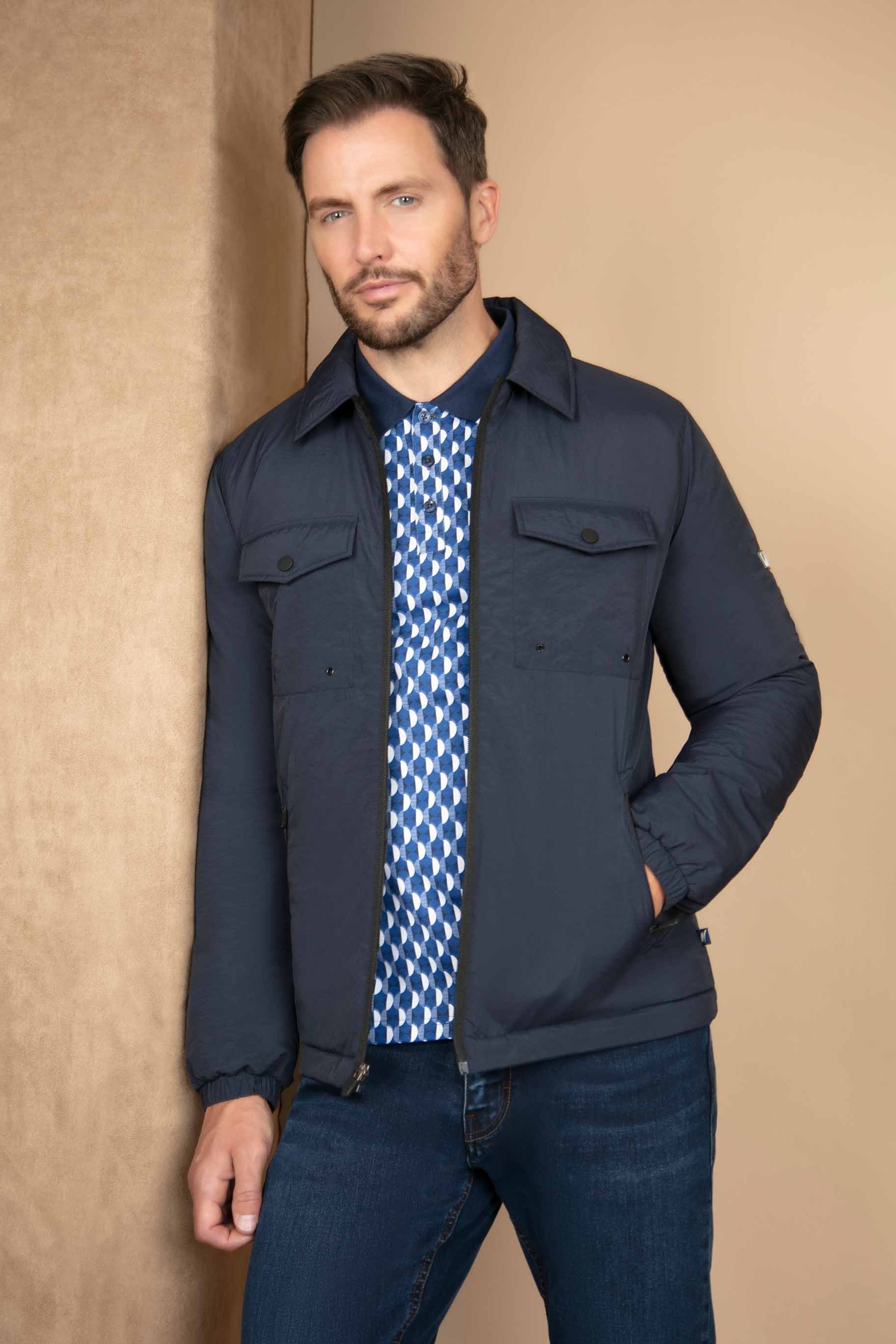 Mish Mash Valley Navy Jacket