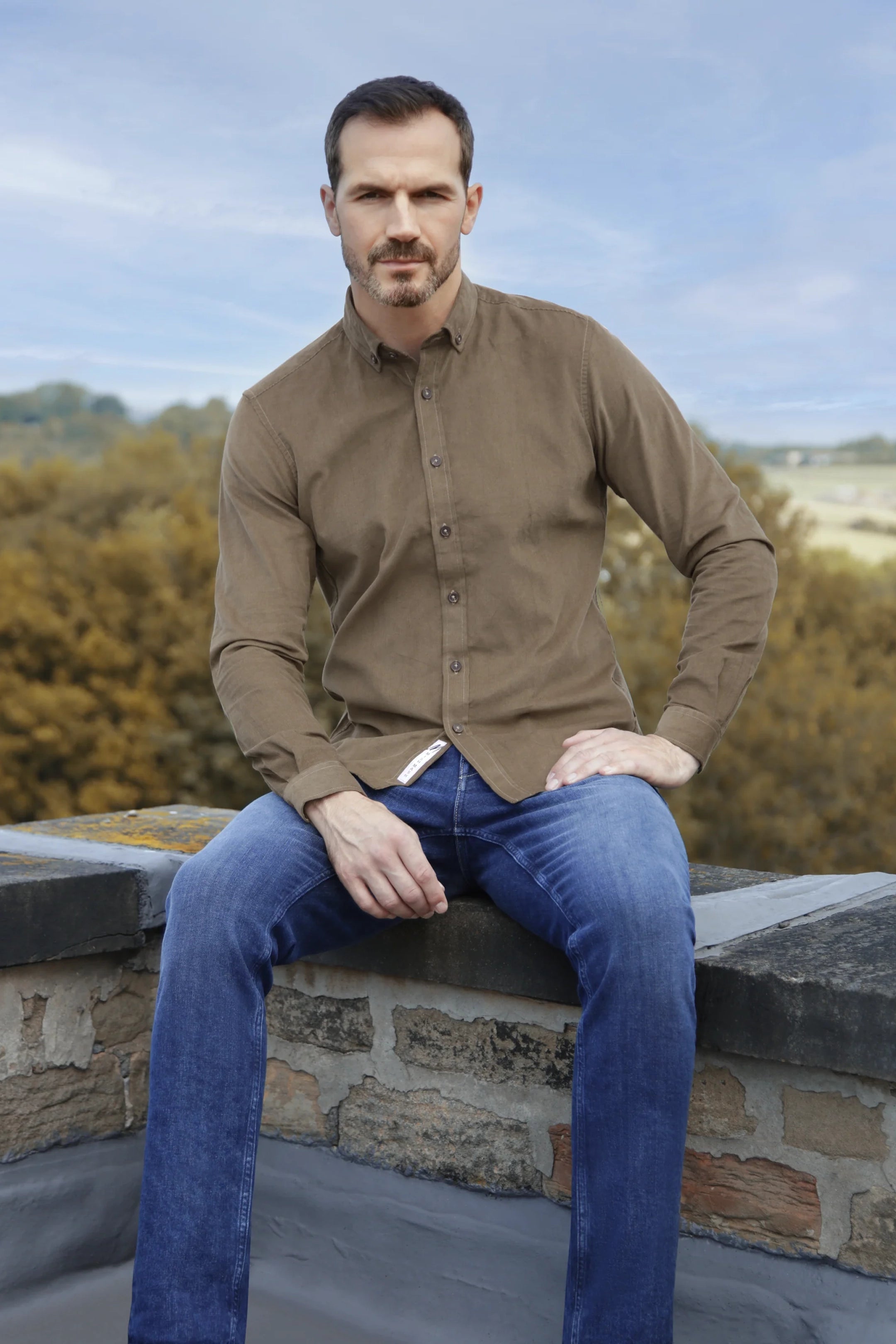 Mish Mash Aven Khaki Shirt