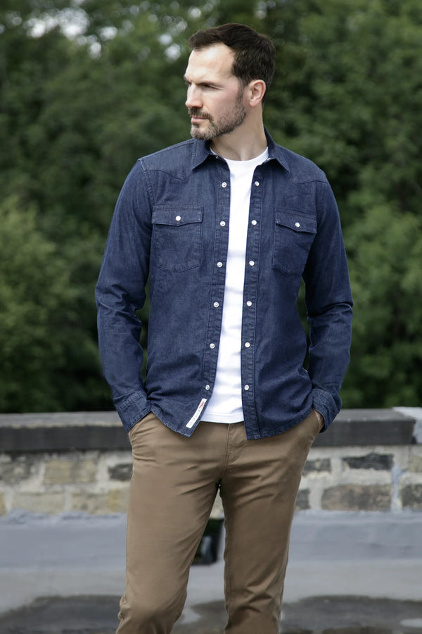 Mish Mash Ranch Dark Denim Shirt