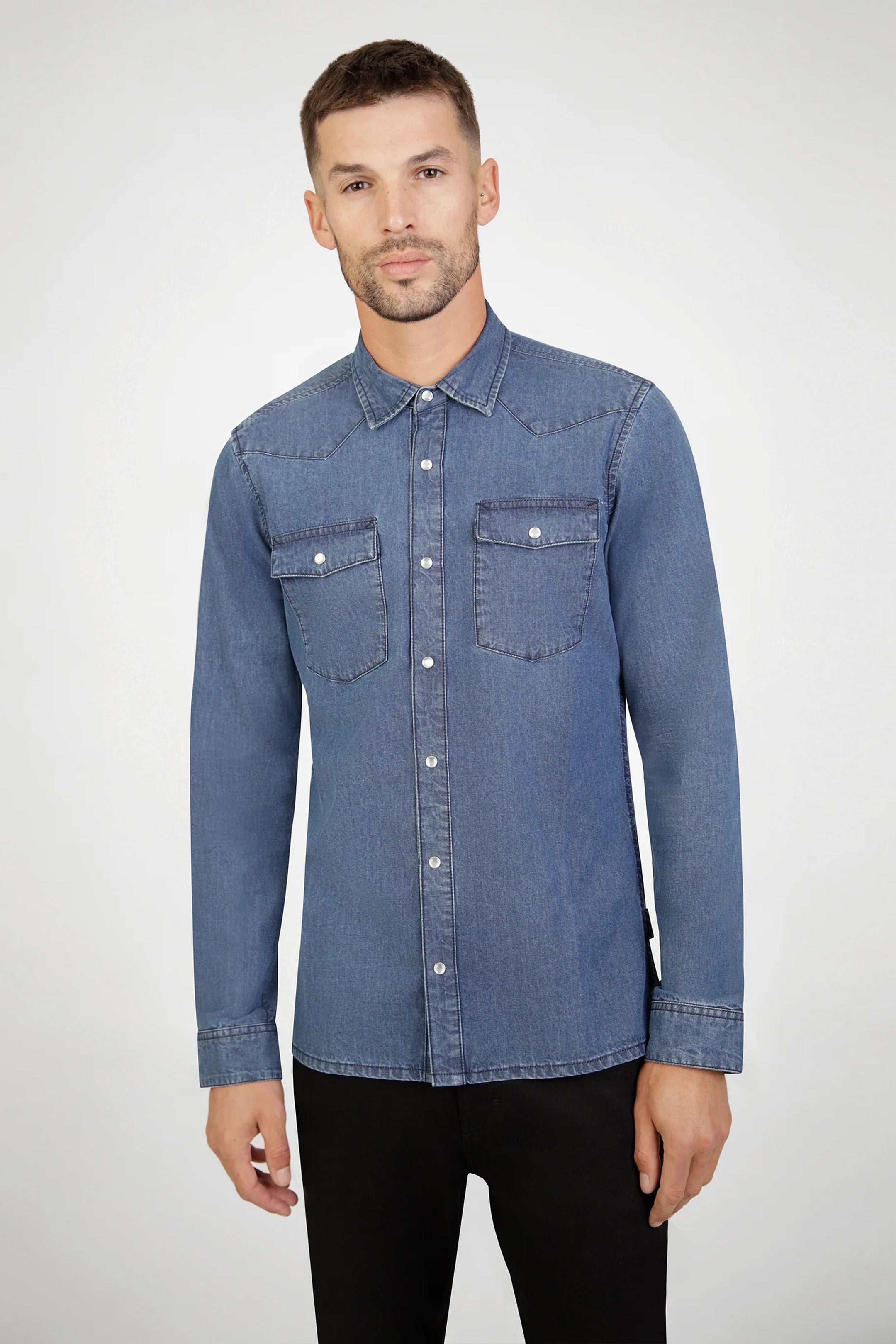 Mish Mash Ranch Mid Denim Shirt