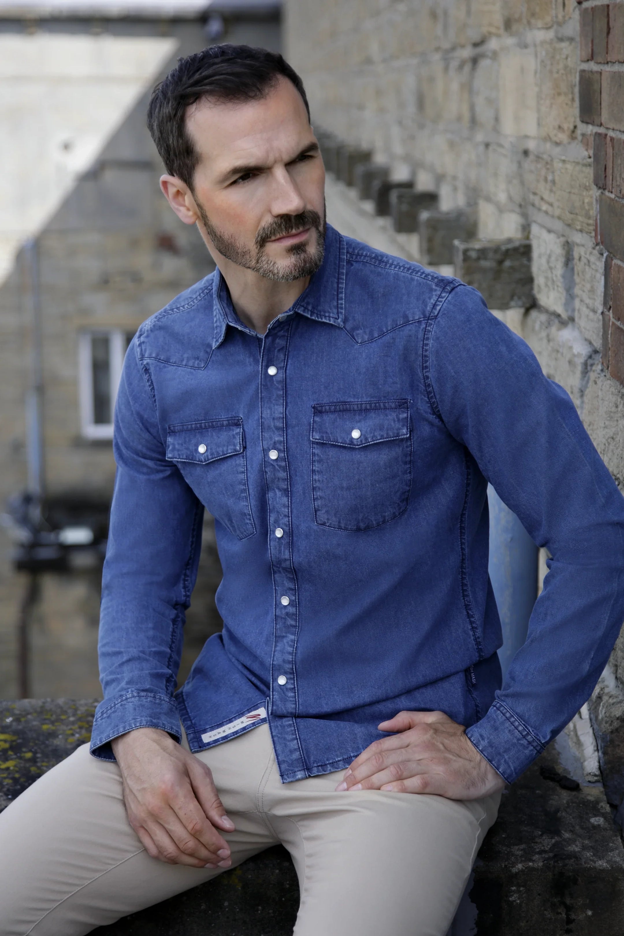 Mish Mash Ranch Mid Denim Shirt