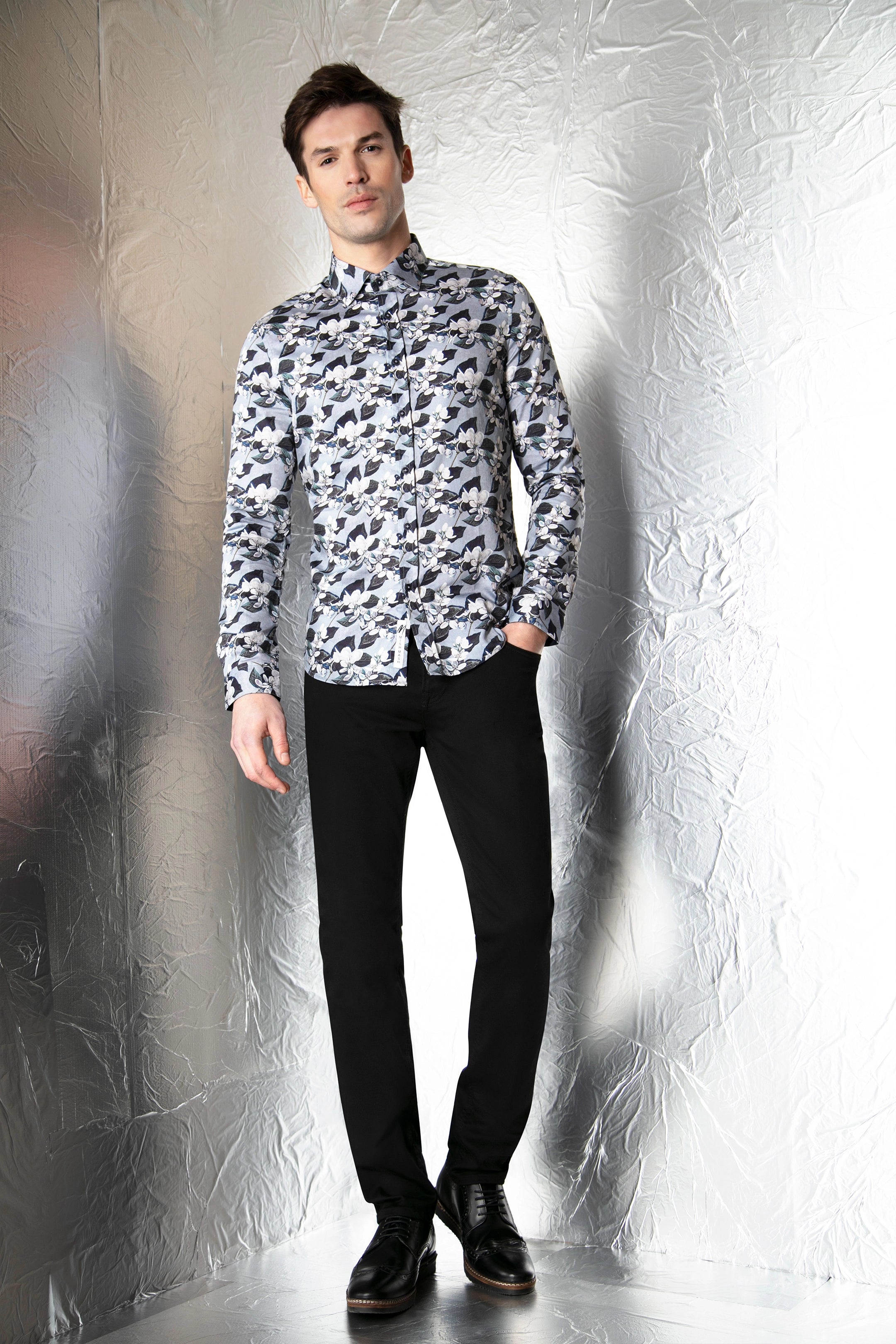 Mish Mash Wild Navy Shirt