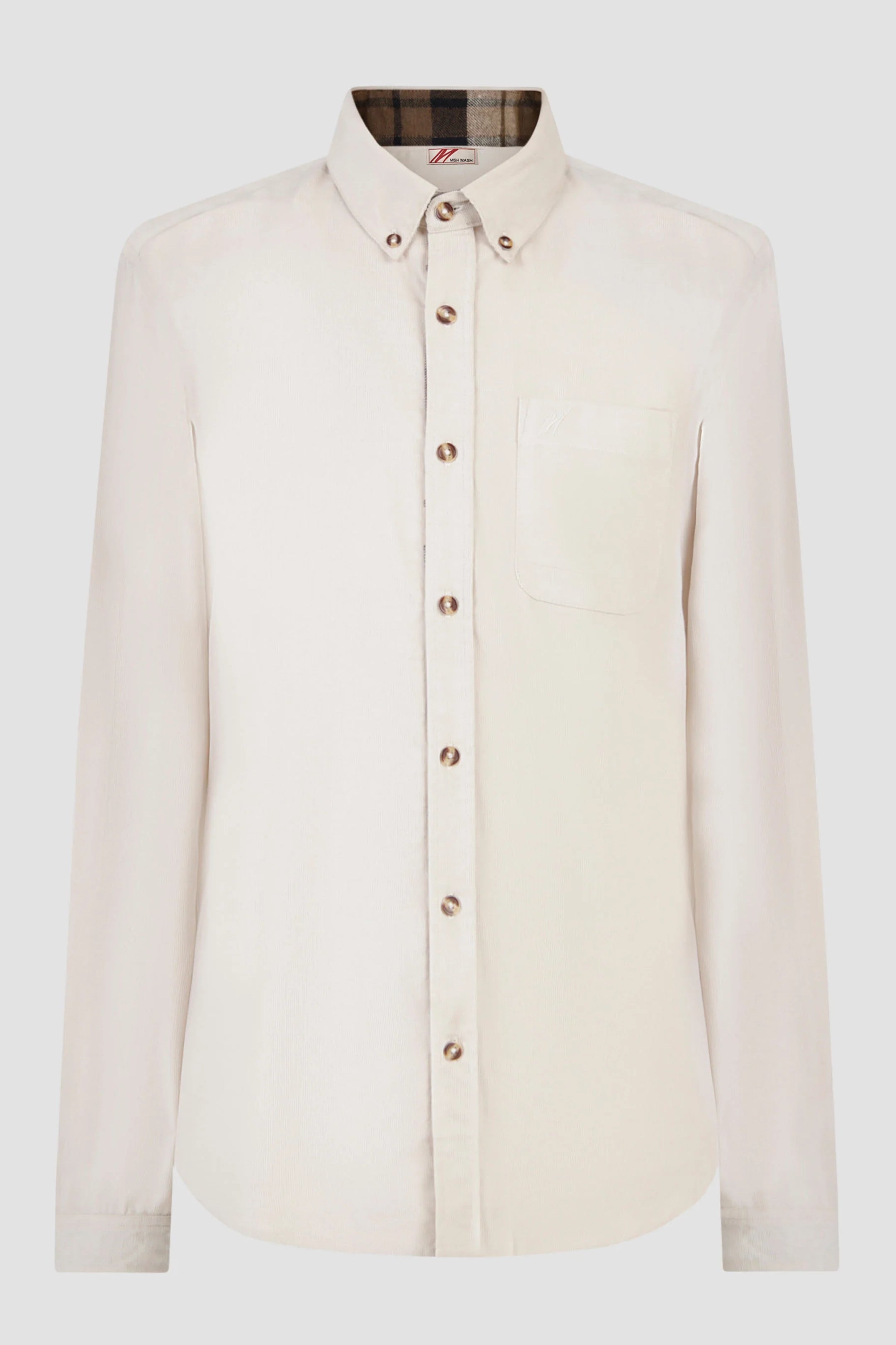 Mish Mash Sambucus Gardenia Cord Overshirt