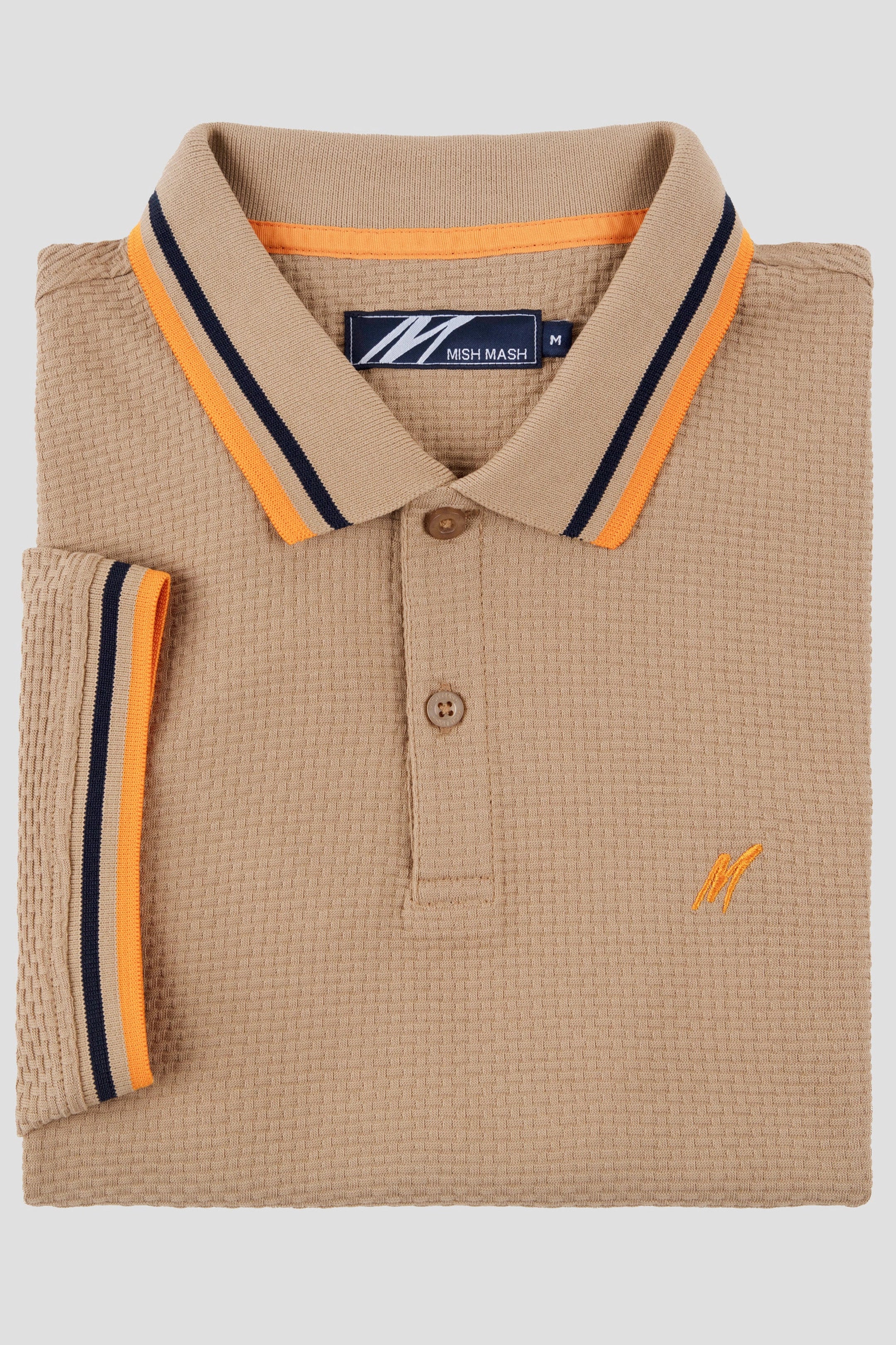 Mish Mash Stockholm Warm Stone Jersey Polo