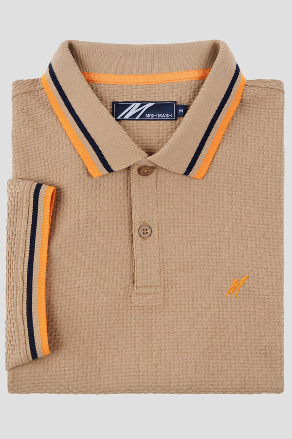 Mish Mash Stockholm Warm Stone Jersey Polo