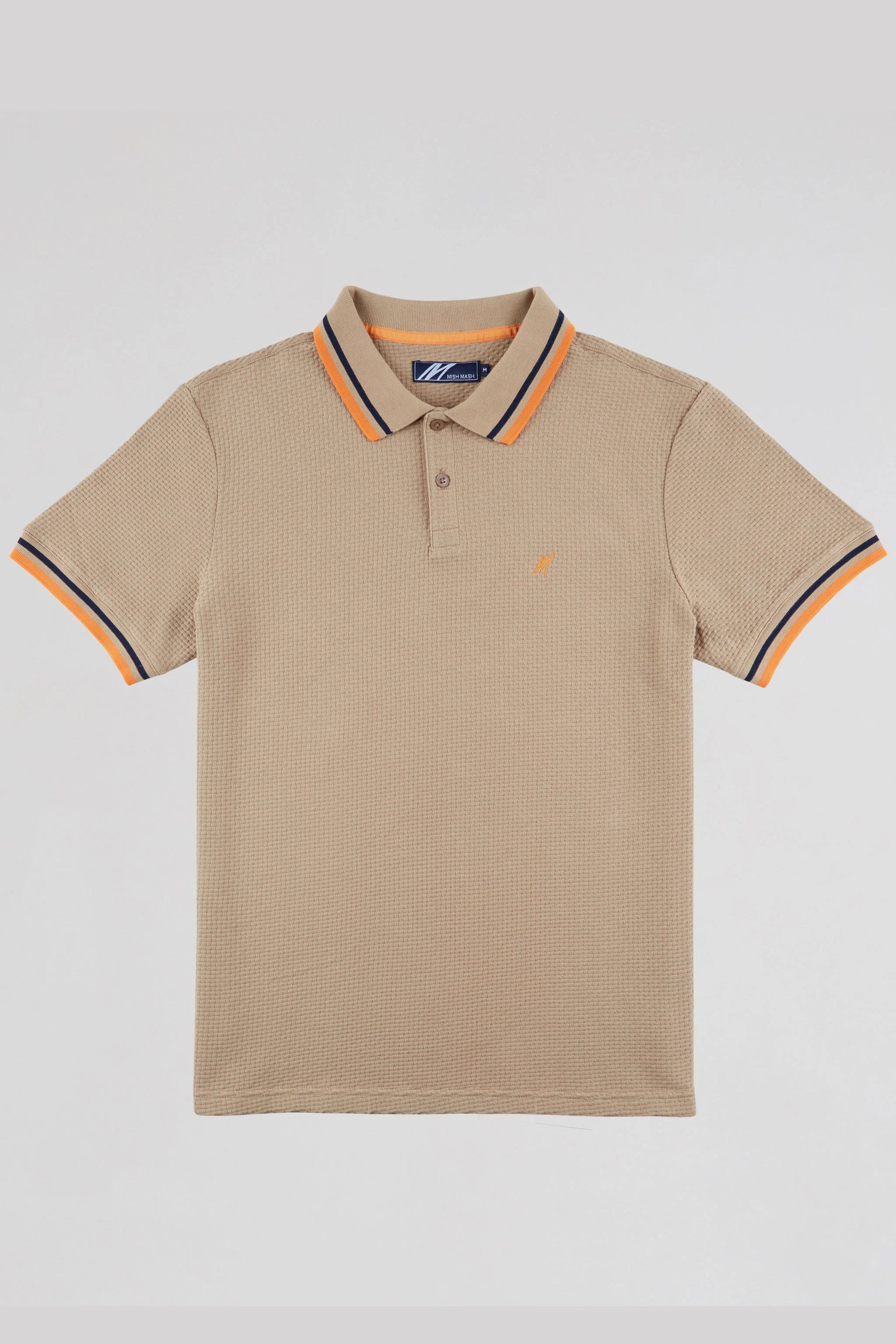 Mish Mash Stockholm Warm Stone Jersey Polo