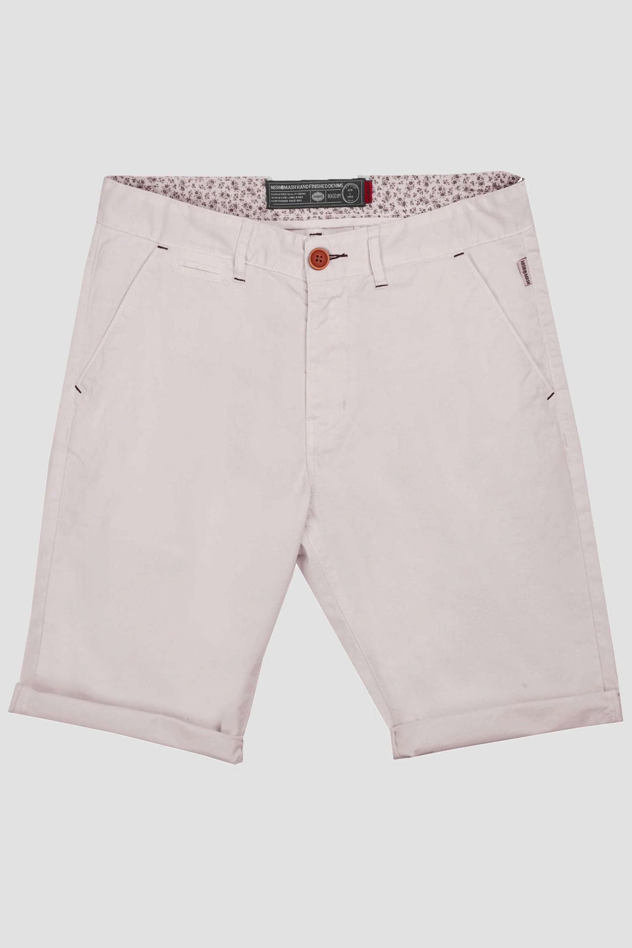 Mish Mash Bark Mid Stretch Weymouth Chino Shorts