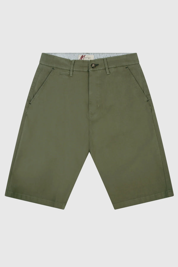Mish Mash Light Khaki Mid Stretch Weymouth Chino Shorts