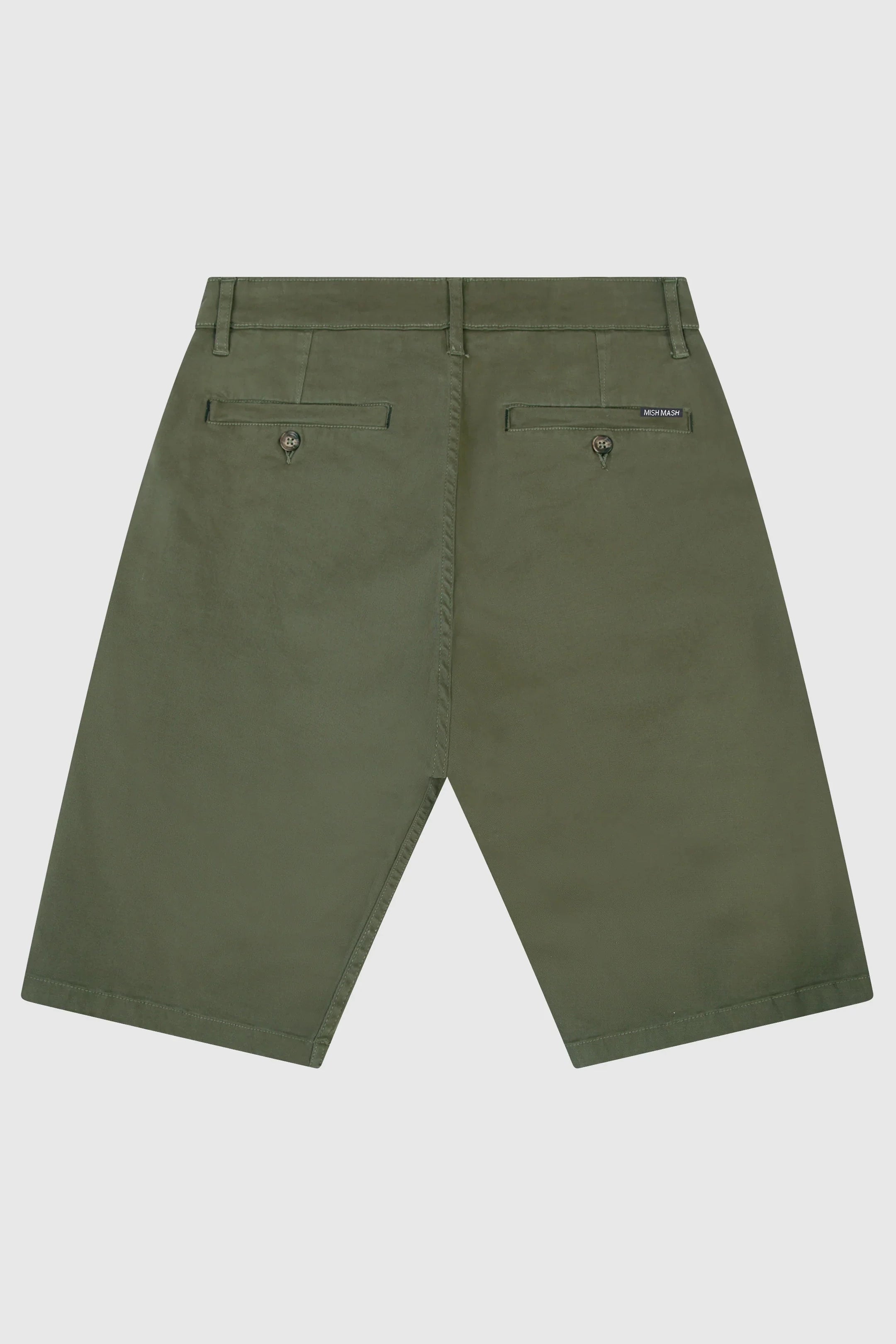 Mish Mash Light Khaki Mid Stretch Weymouth Chino Shorts