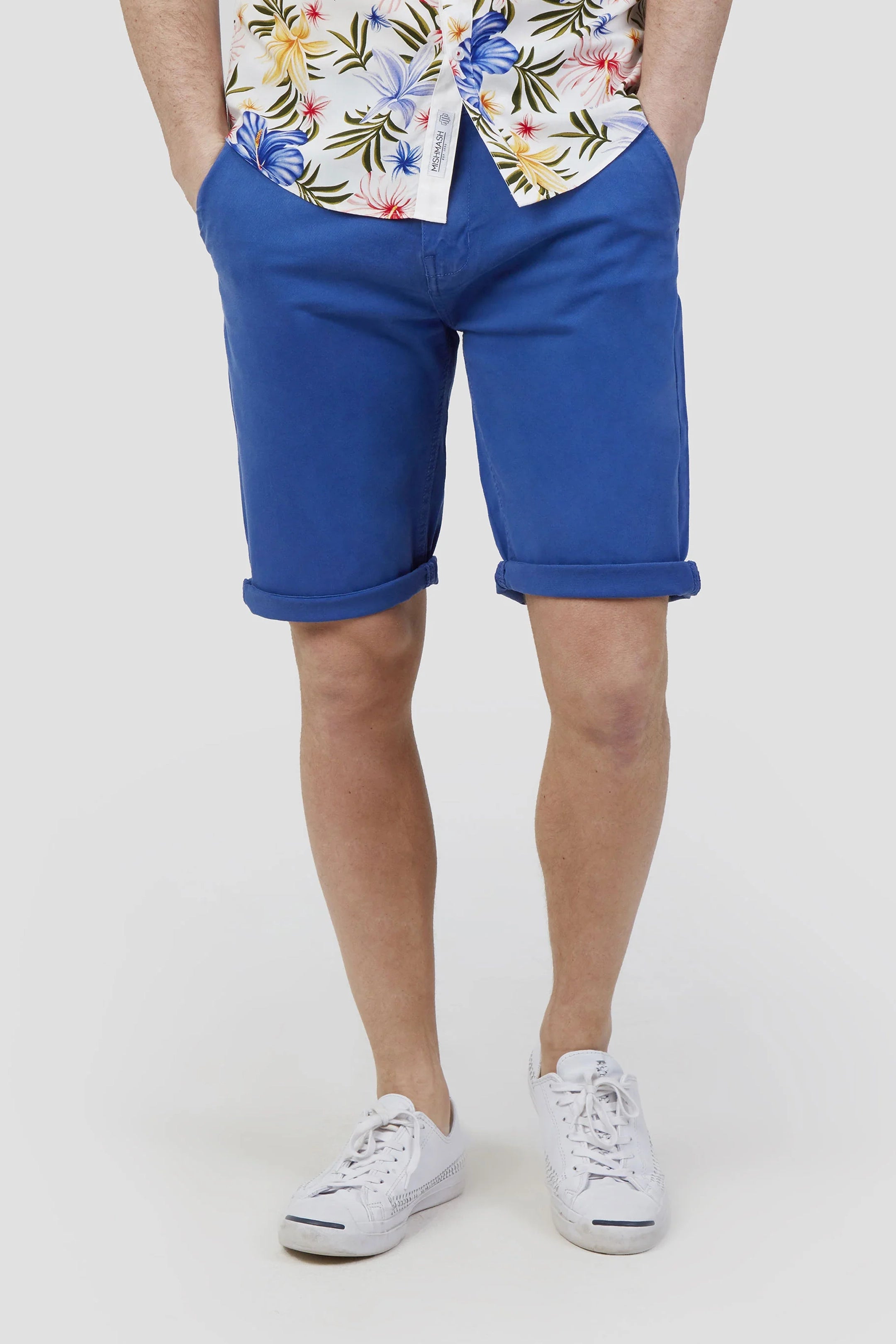 Mish Mash Royal Mid Stretch Weymouth Chino Shorts