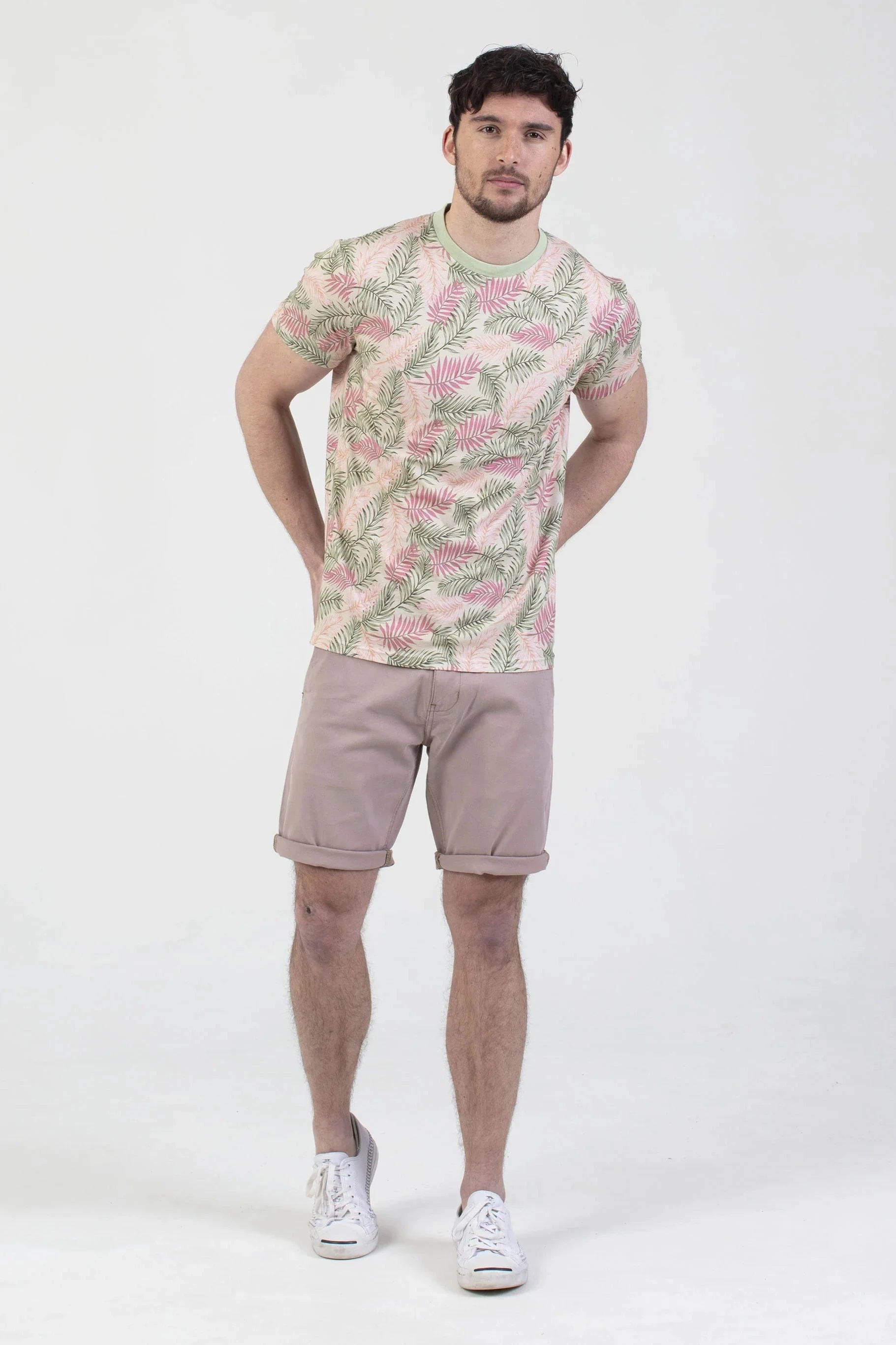 Mish Mash Bark Mid Stretch Weymouth Chino Shorts