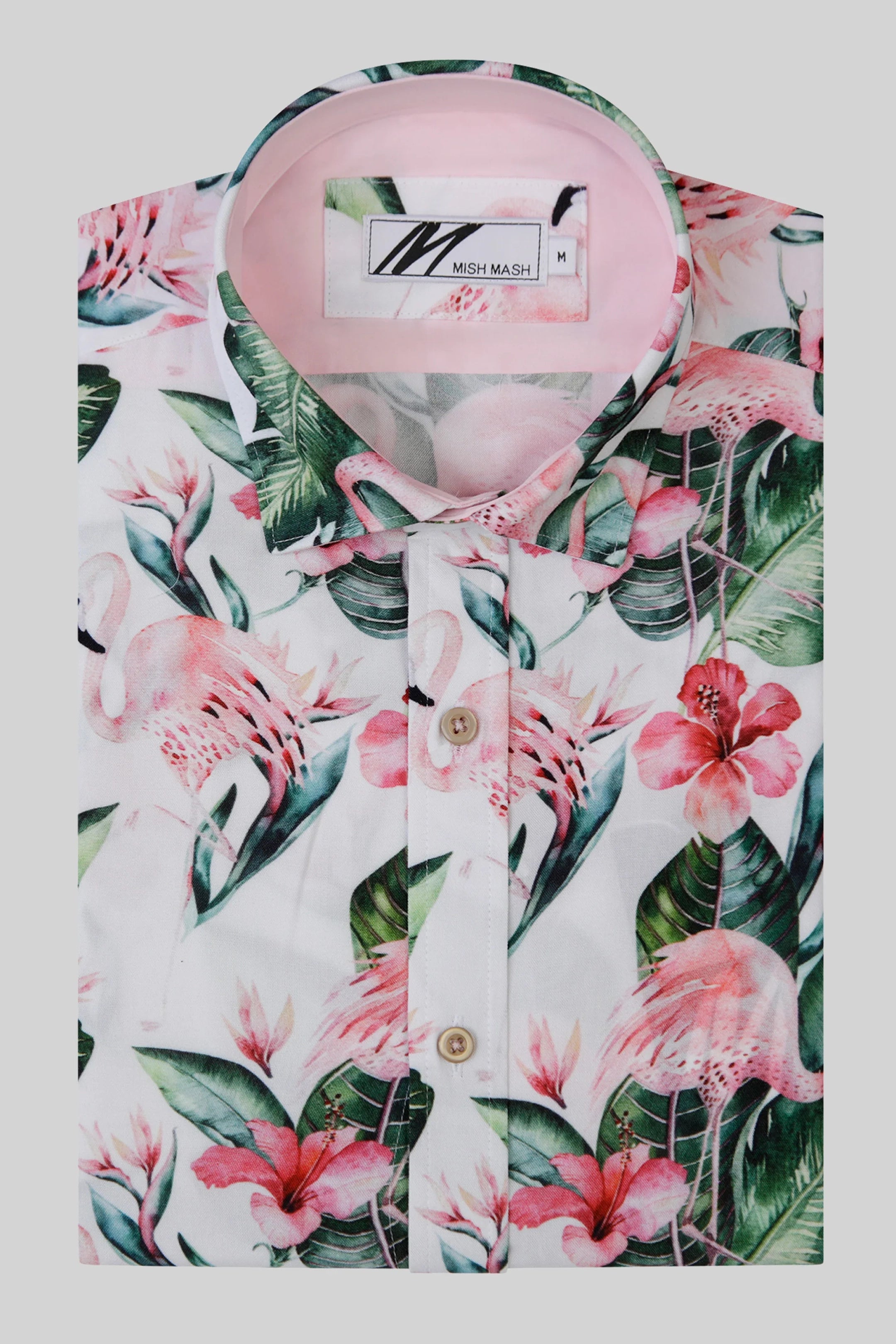 Mish Mash Cortona White & Multi Short Sleeve Shirt