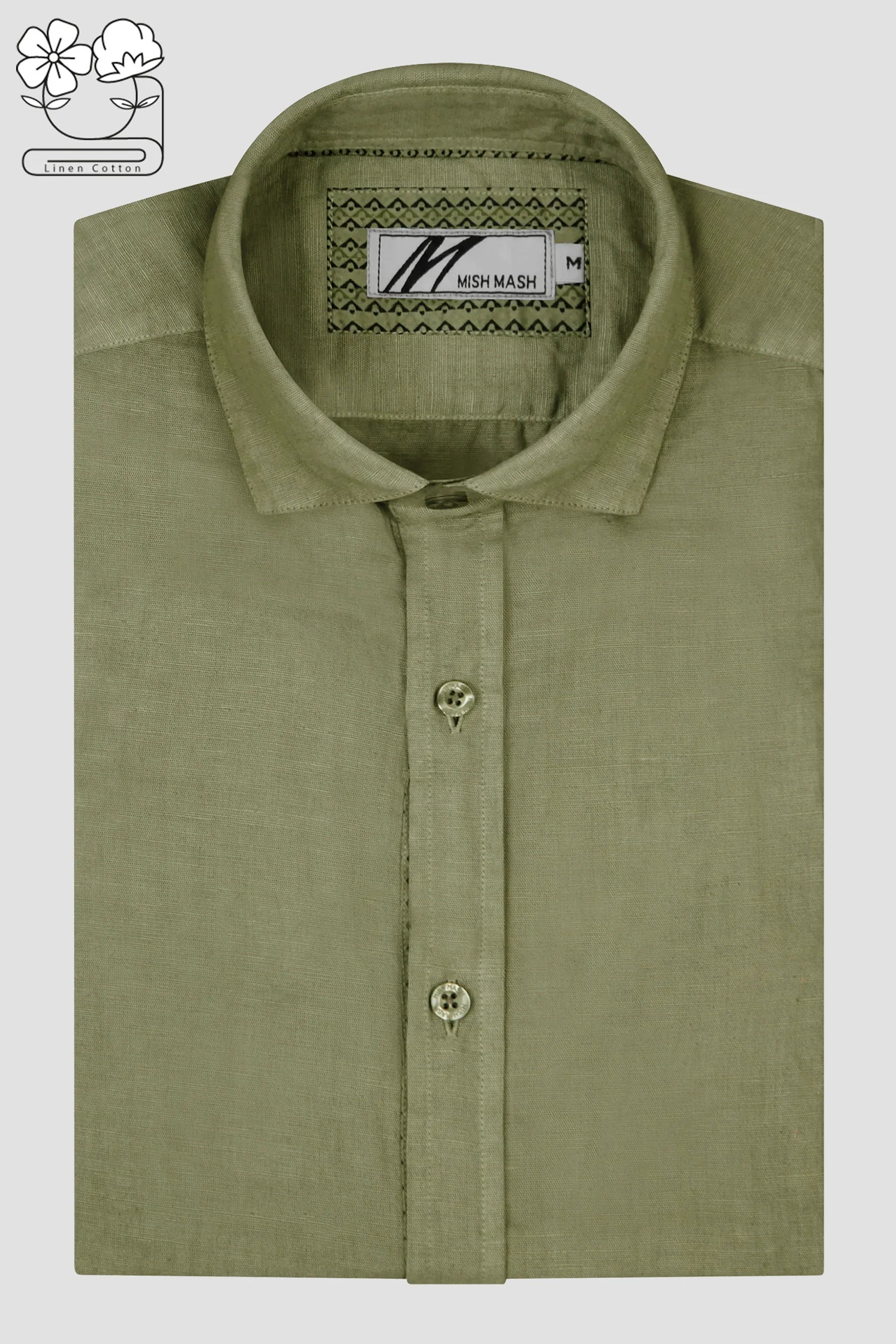 Mish Mash Desert Sage Current Short Sleeve Shirt